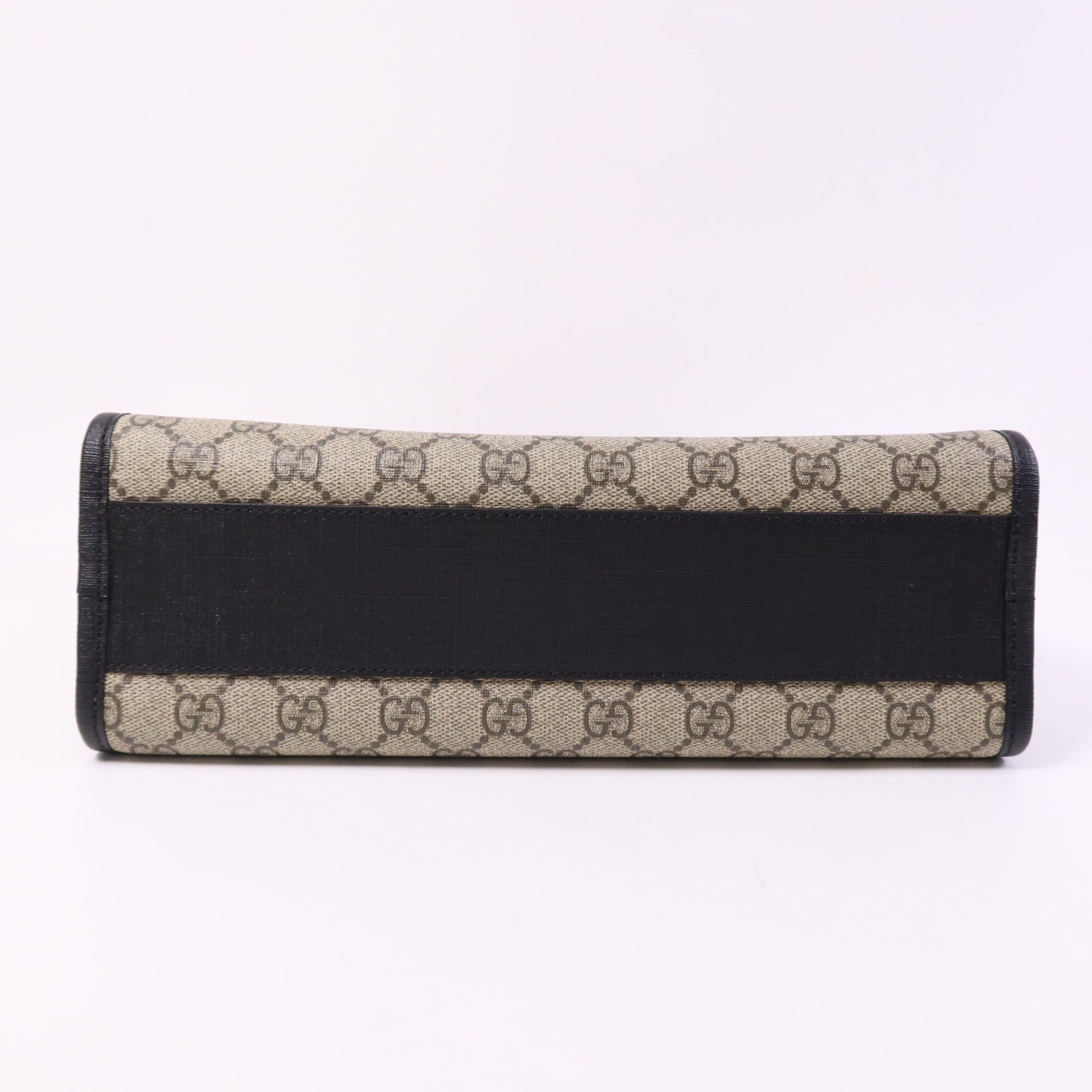 GUCCI 【激減優惠】塗層帆布Tote Bag銀扣手挽袋