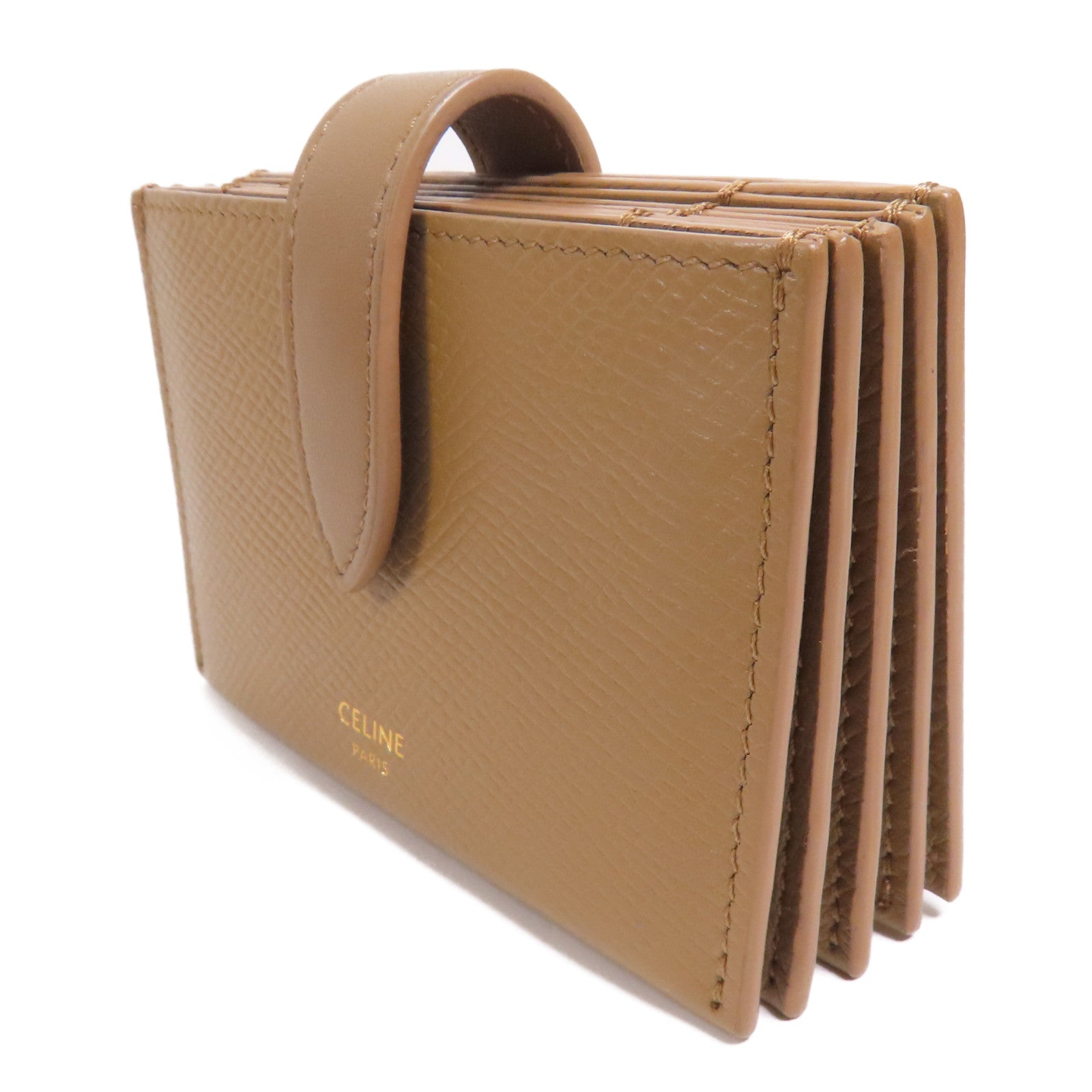 CELINE 牛皮皮革Card Case金扣卡片套
