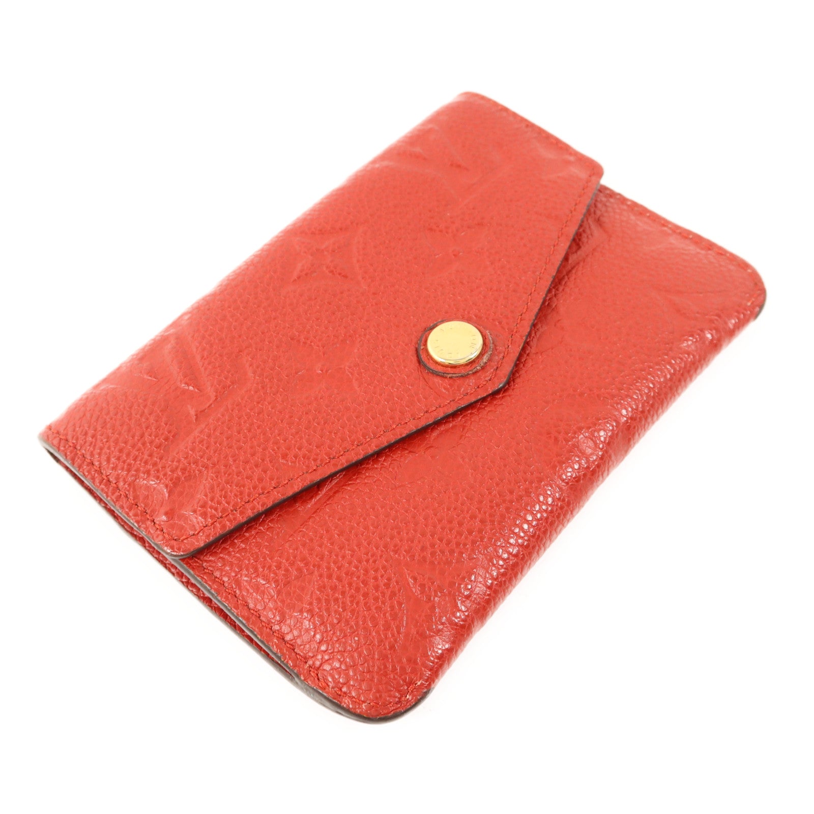 LOUIS VUITTON Monogram Empreinte Pochette Cure金扣零錢包