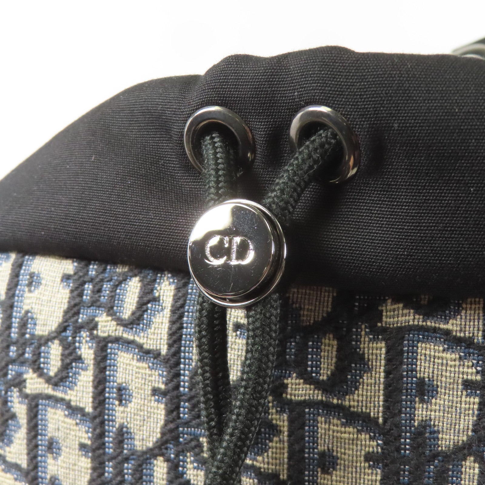 Dior 帆布Rucksack銀扣背包