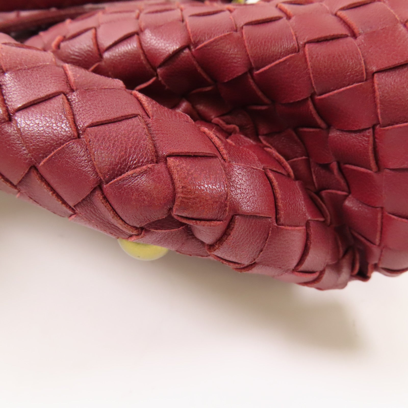 BOTTEGA VENETA 羊皮皮革Shoulder Bag金扣肩背袋
