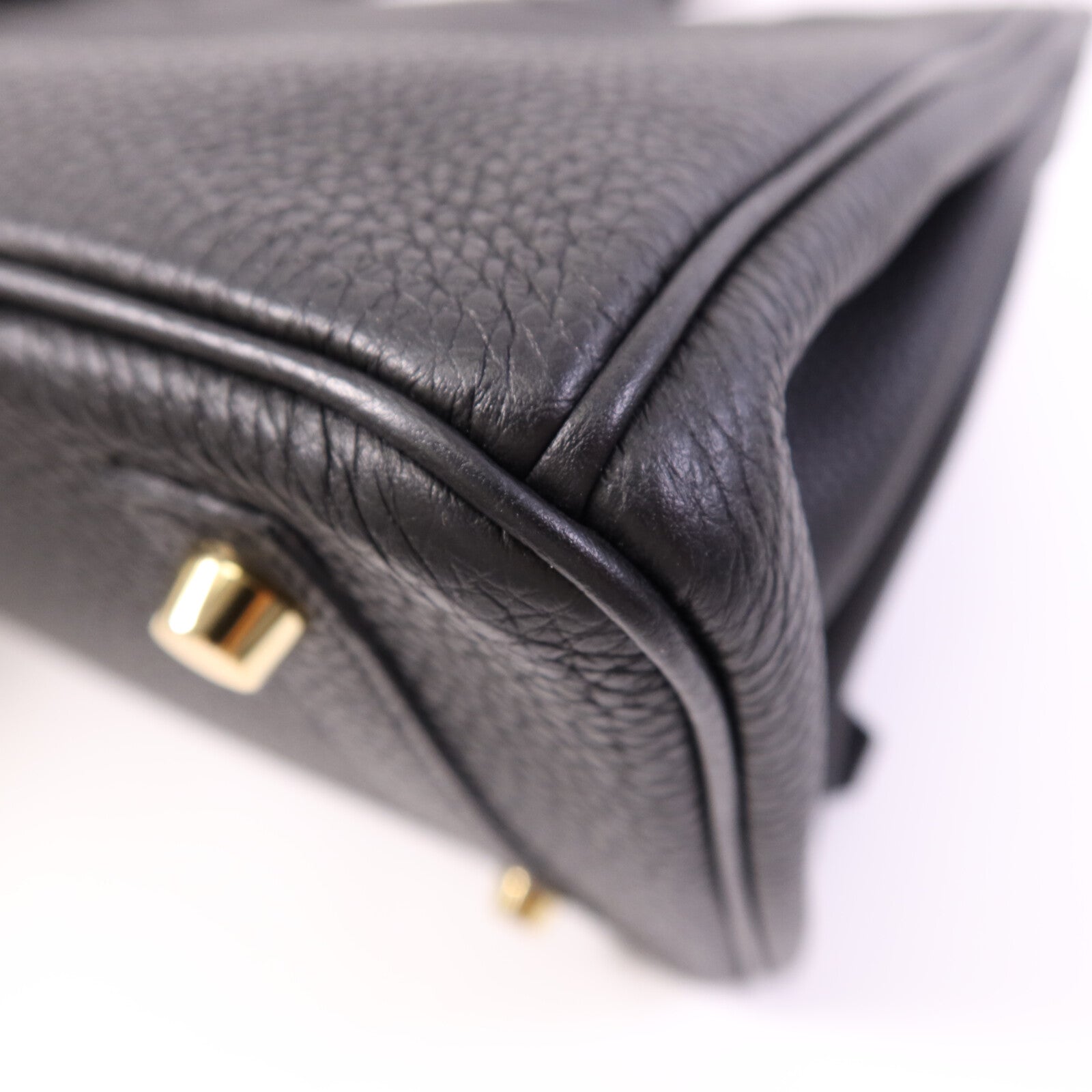 HERMES Togo皮革Birkin 30金扣手挽袋Noir