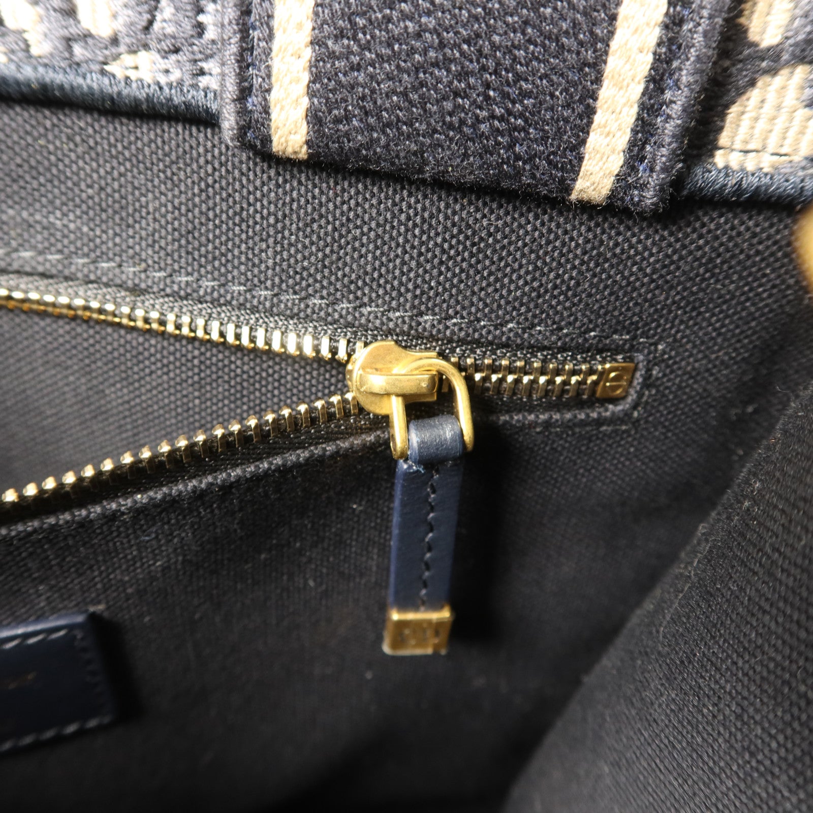 Dior 帆布/牛皮皮革Dior Book Tote Small金扣手挽肩背兩用袋