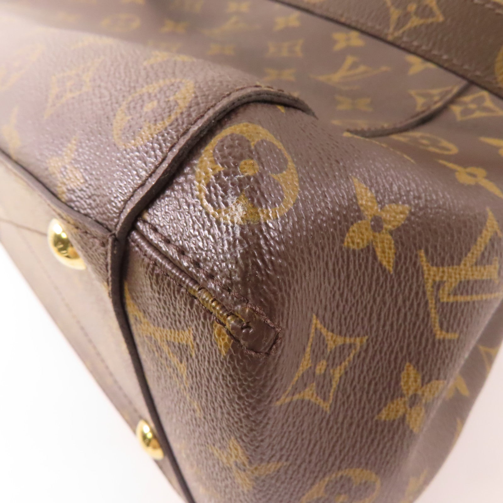 LOUIS VUITTON Monogram Montaigne GM金扣手挽肩背兩用袋