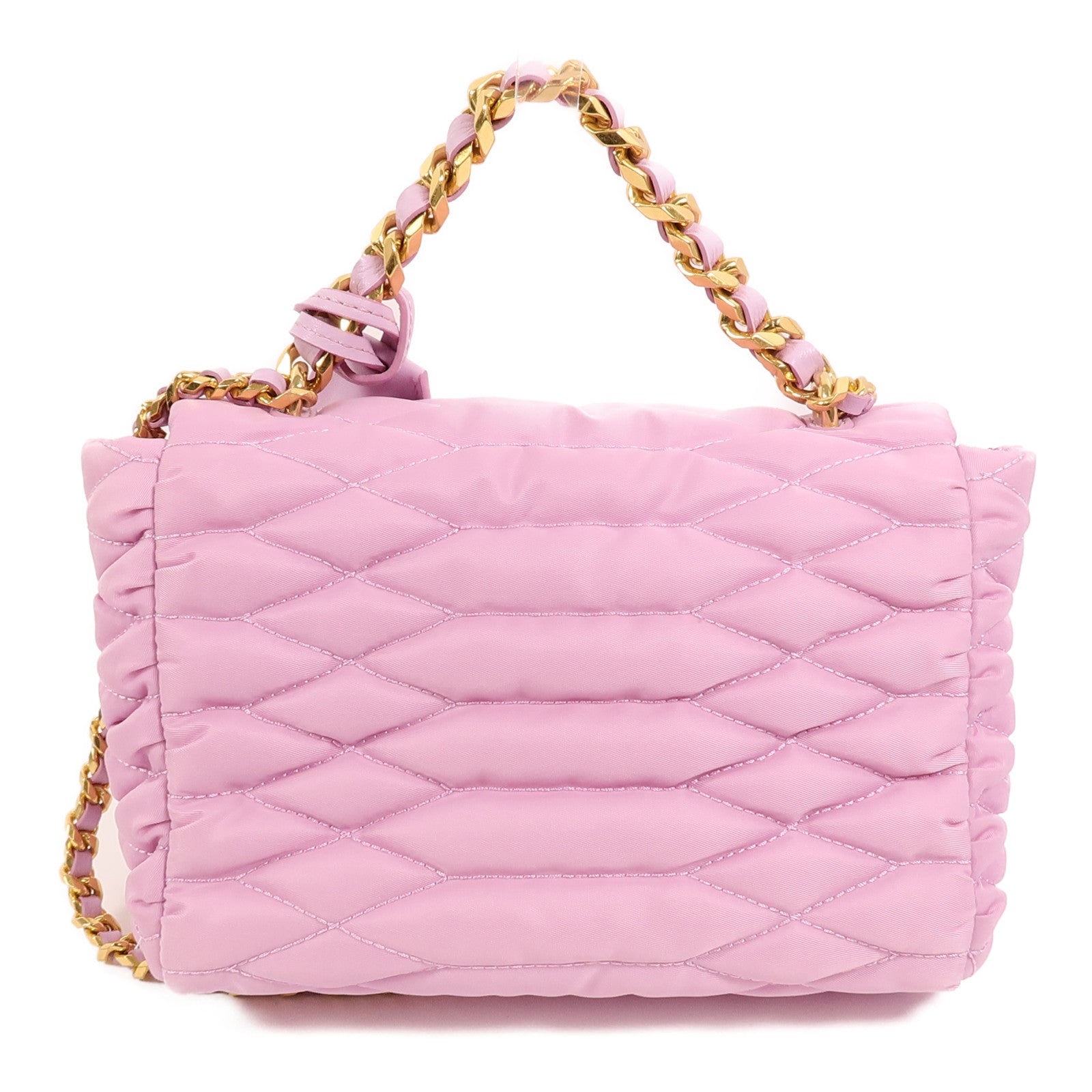 MULBERRY 尼龍Shoulder Bag鏈帶手挽肩背兩用袋
