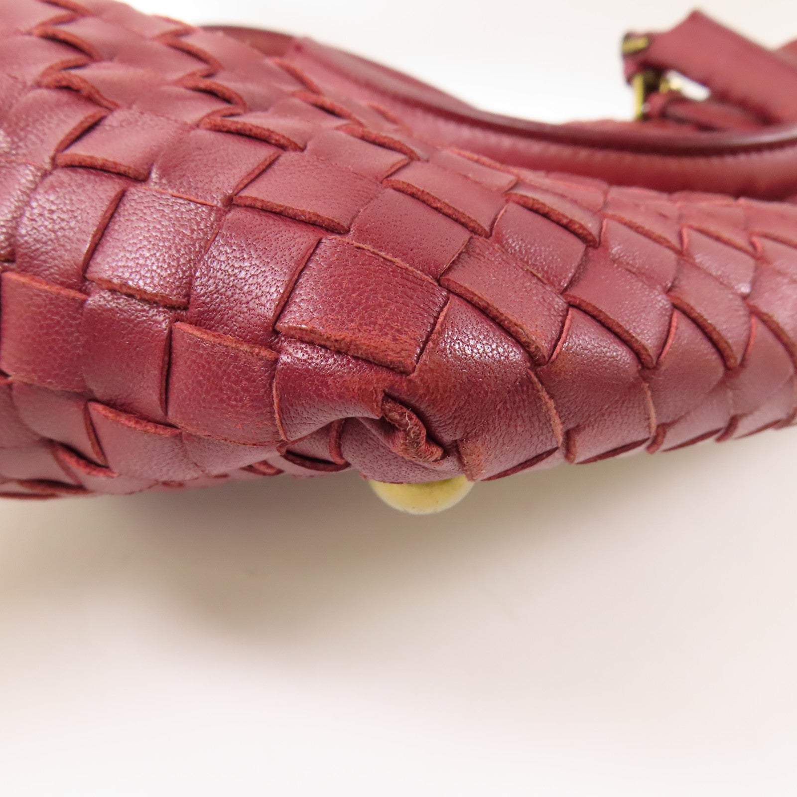 BOTTEGA VENETA 羊皮皮革Shoulder Bag金扣肩背袋