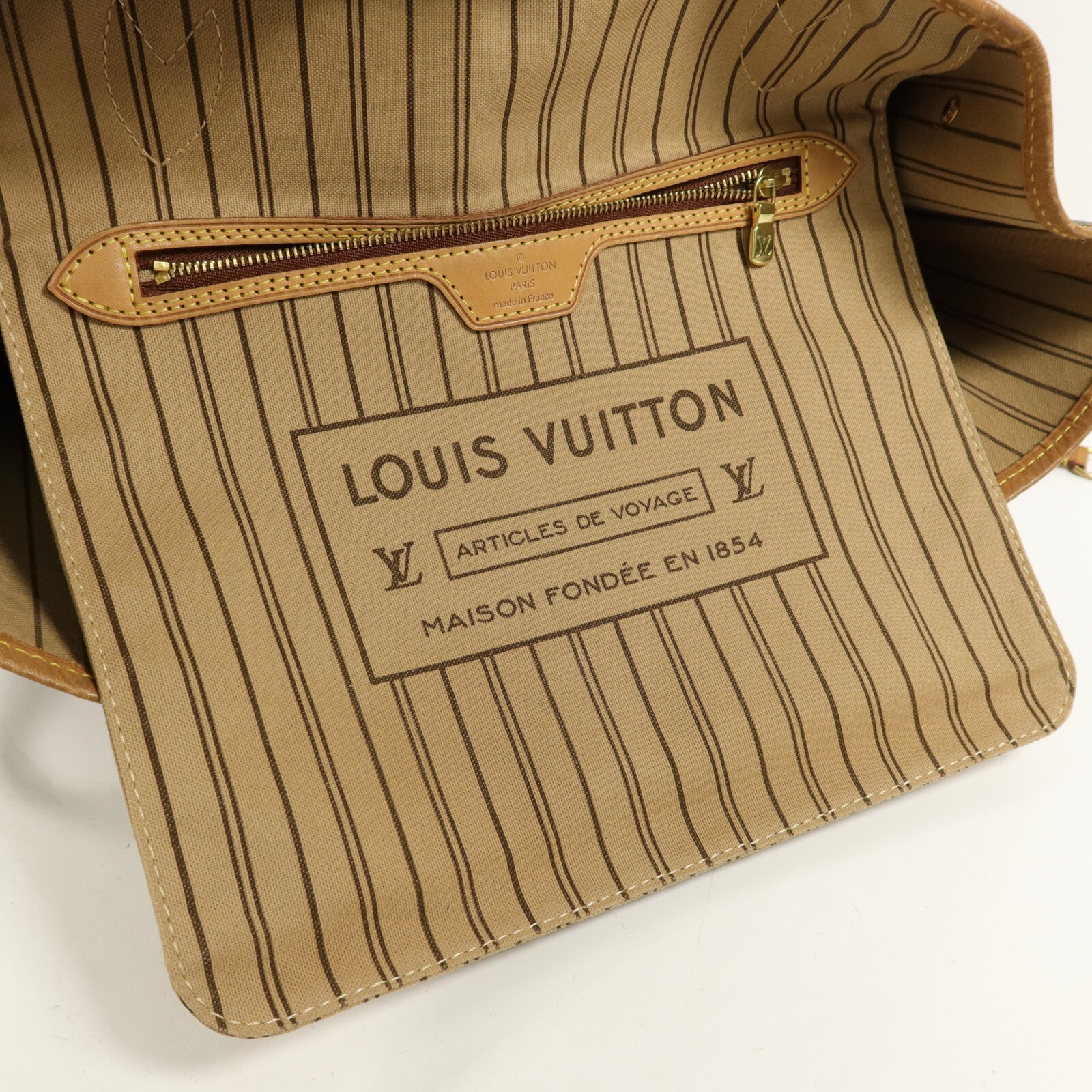 LOUIS VUITTON Monogram Neverfull MM手挽袋