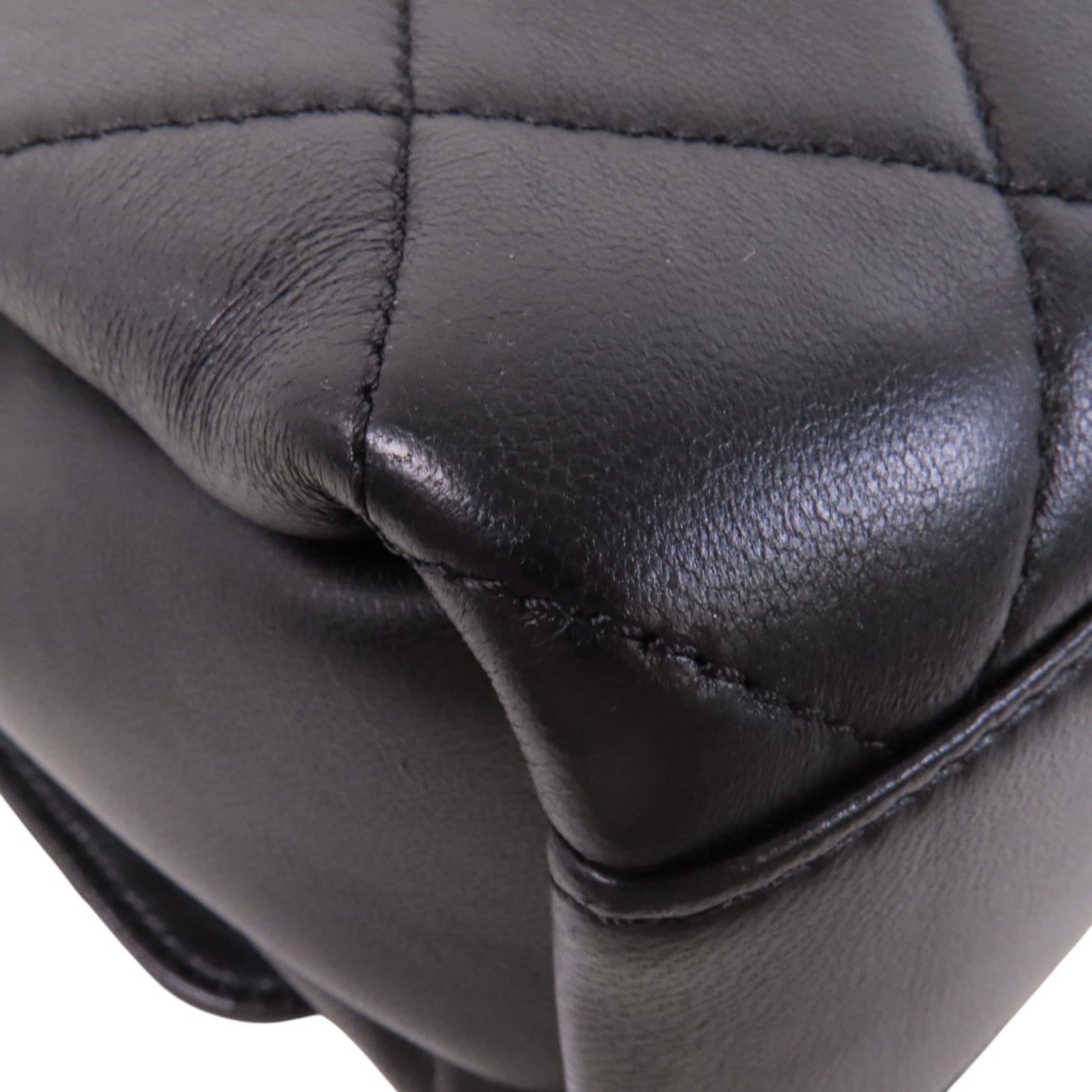 CHANEL 羊皮皮革Small Flap Bag金扣鏈帶手挽肩背兩用袋