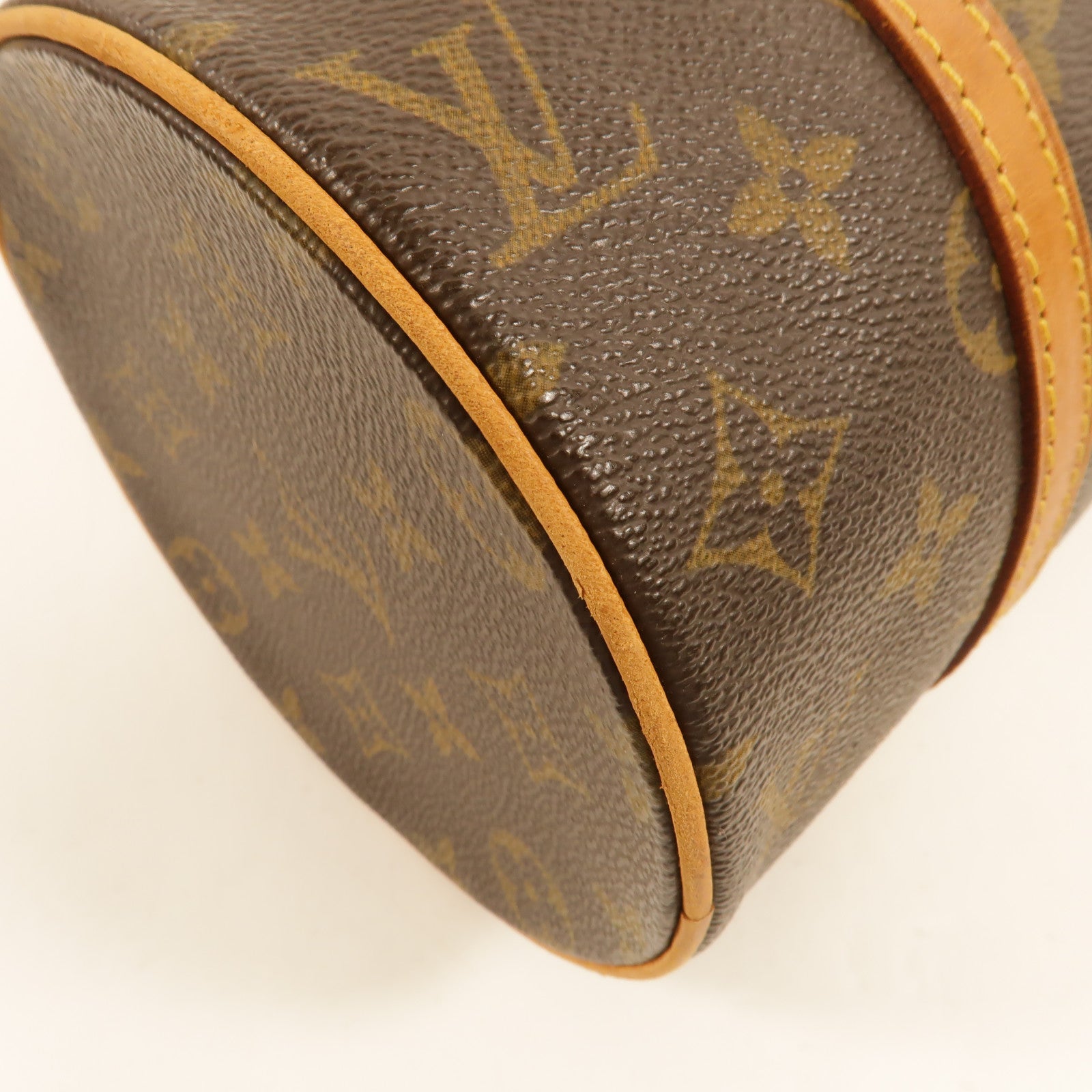 LOUIS VUITTON Monogram Papillon PM金扣手挽袋