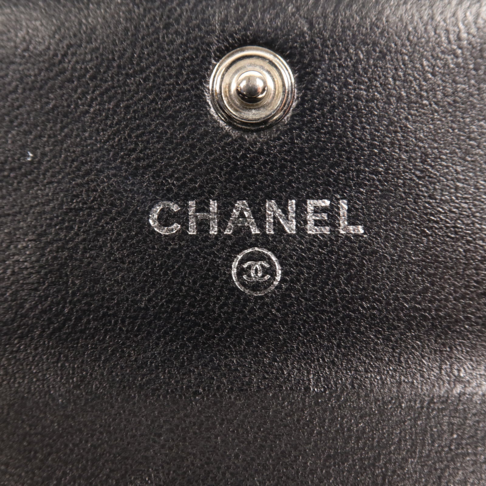 CHANEL 羊皮皮革Boy Wallet錢包