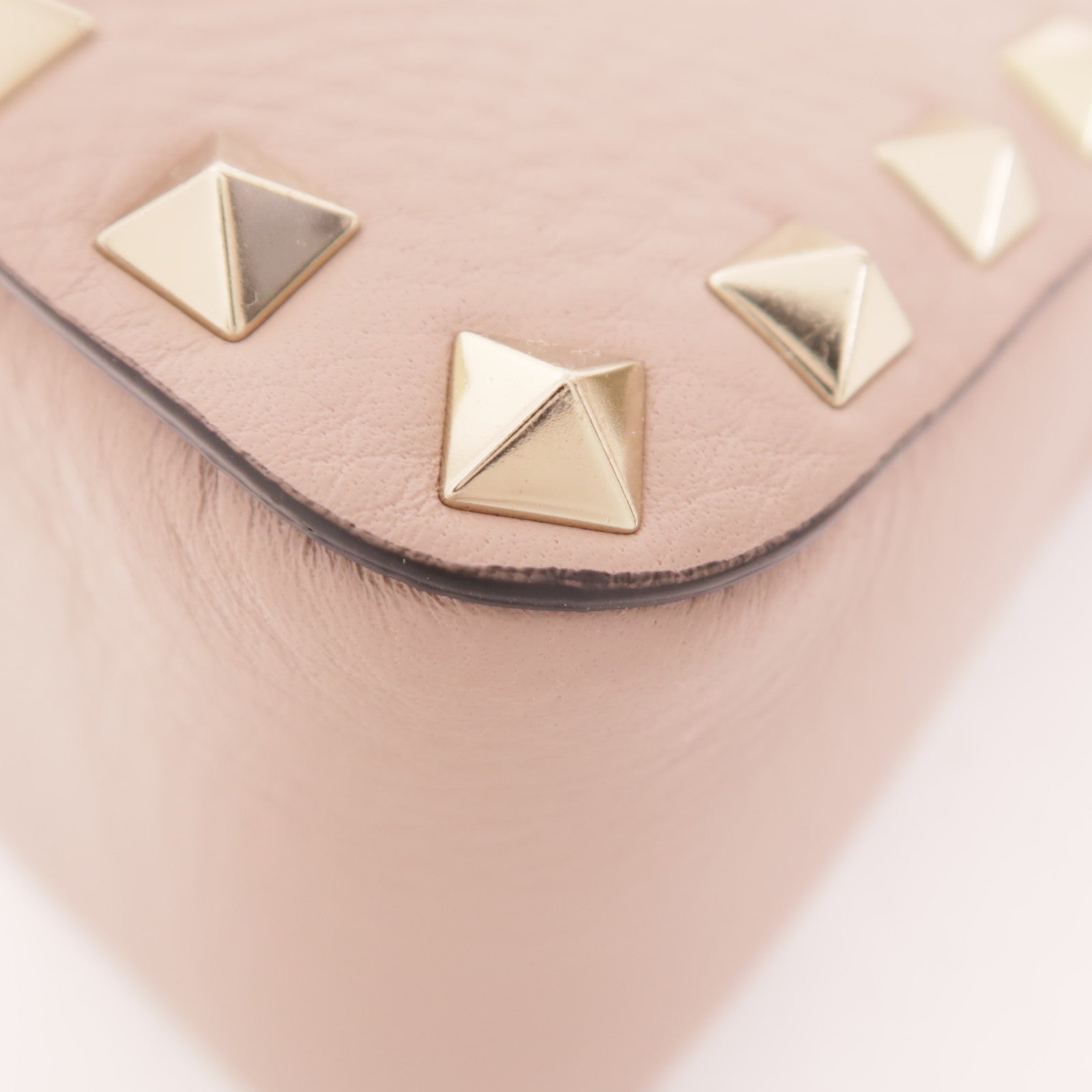 Valentino 【激減優惠】牛皮皮革Rockstud Shoulder Bag金扣手挽肩背兩用袋