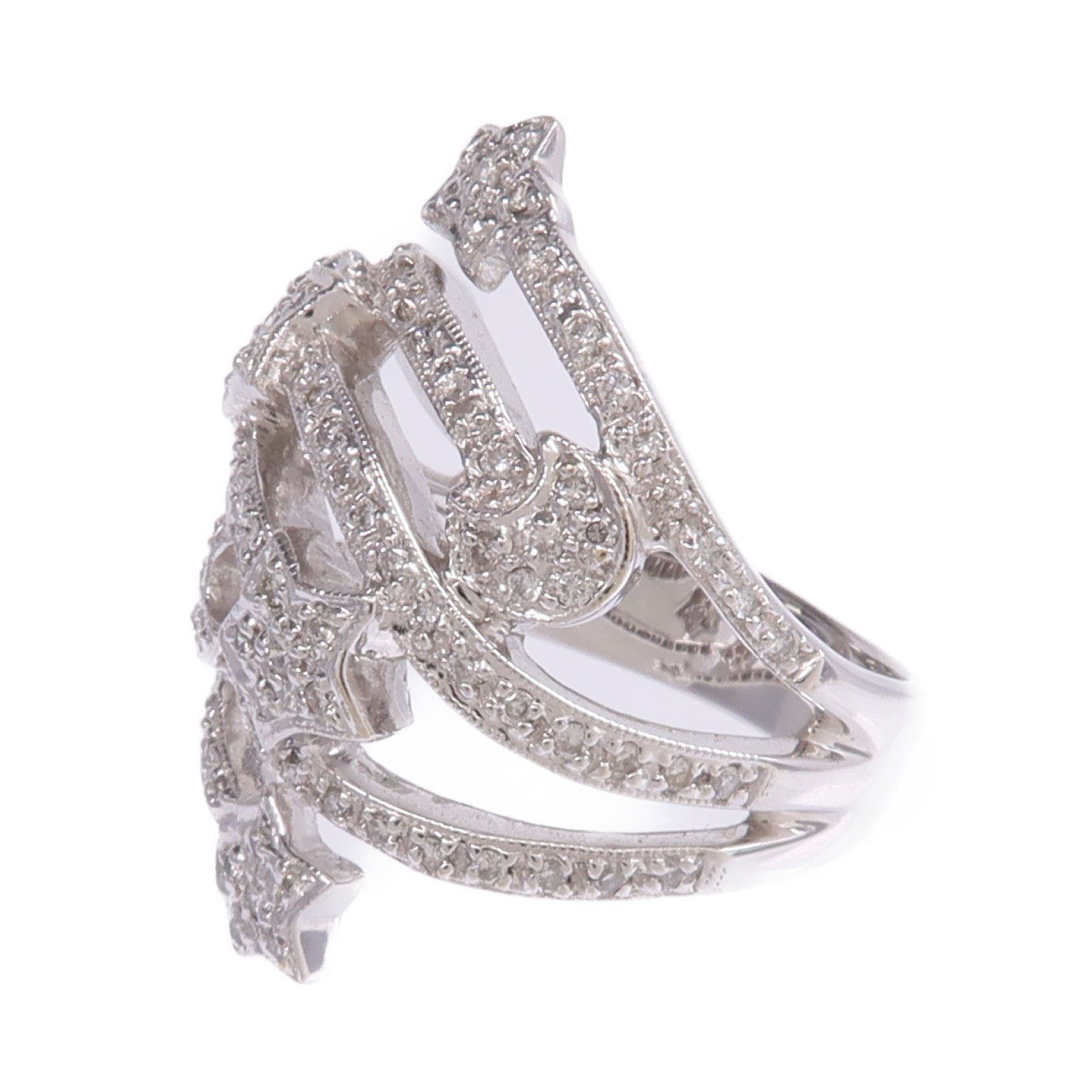 JEWELRY 【激減優惠】18K白金Diamond Ring鑽石戒指US#6.25