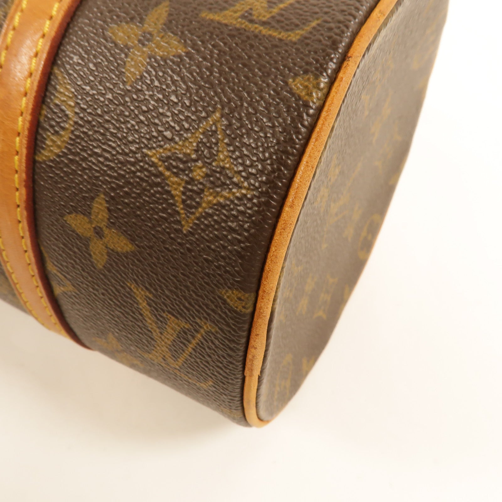 LOUIS VUITTON Monogram Papillon PM金扣手挽袋