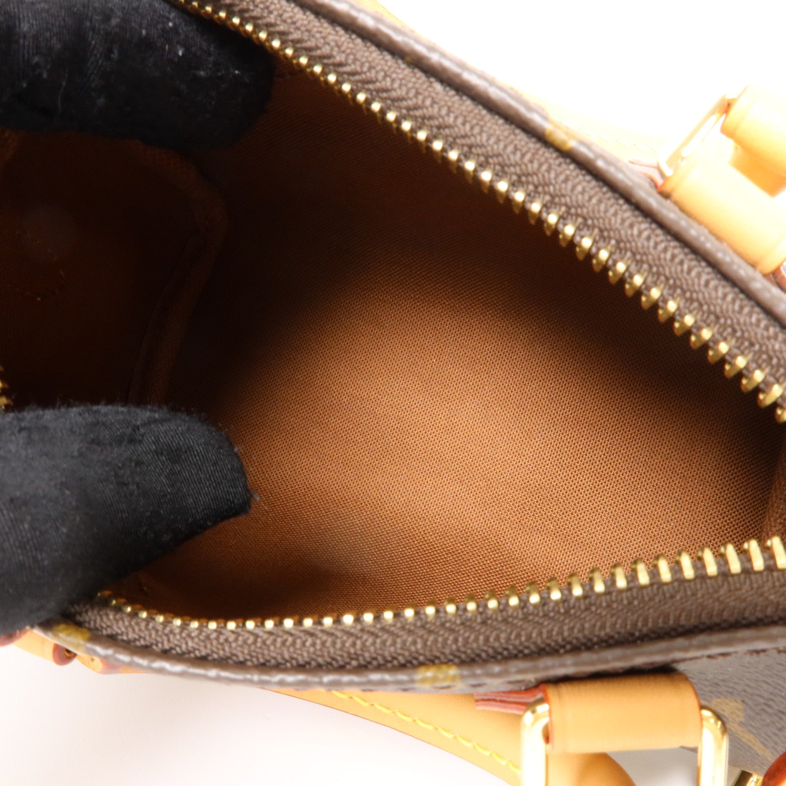 LOUIS VUITTON Monogram Nano Speedy手挽肩背兩用袋