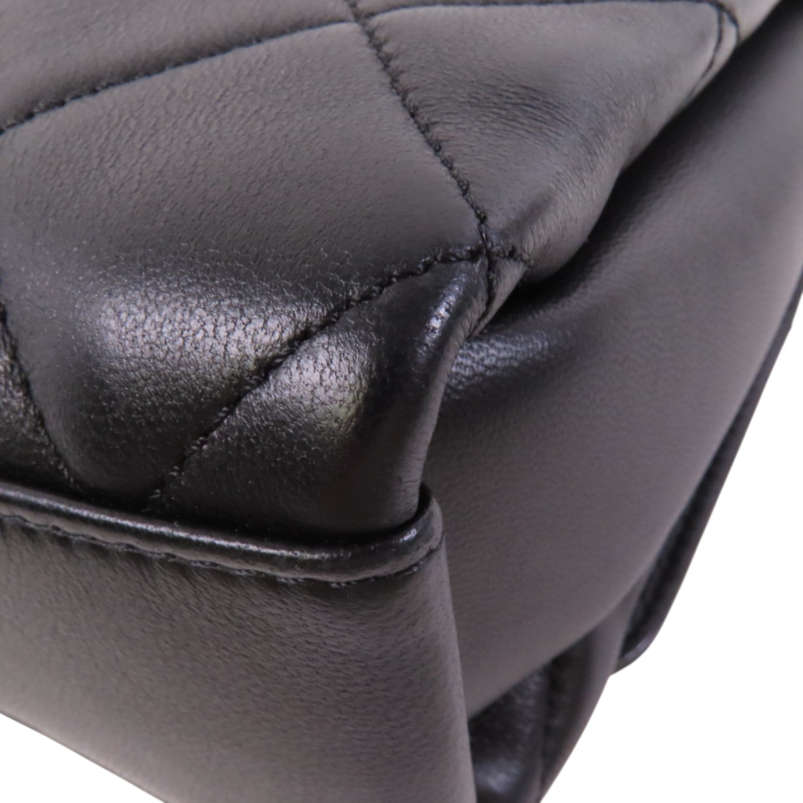 CHANEL 羊皮皮革Small Flap Bag金扣鏈帶手挽肩背兩用袋