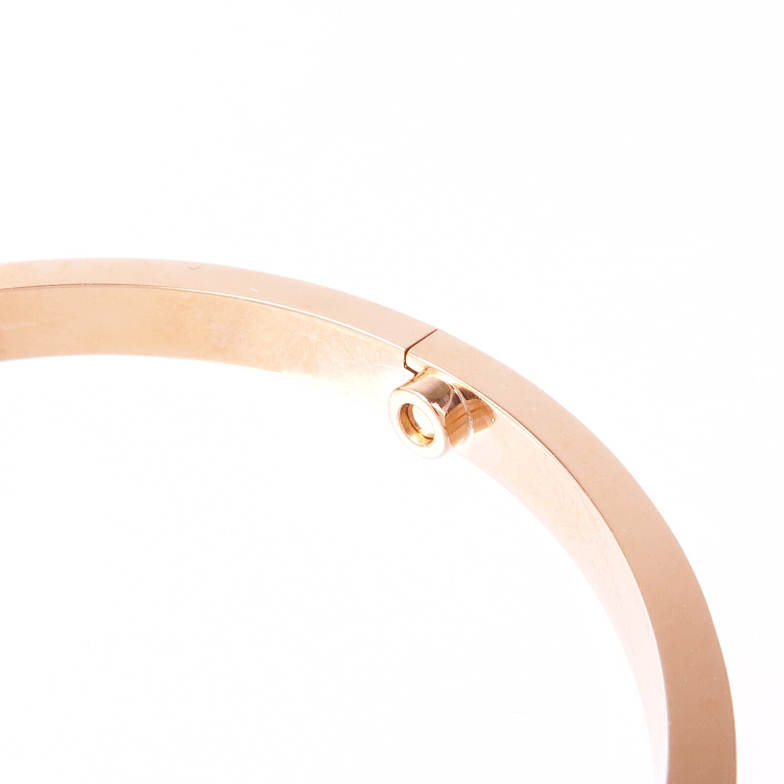 CARTIER 18K玫瑰金Love Bracelet Full Diamonds Small Model鑽石手鐲Cartier#16