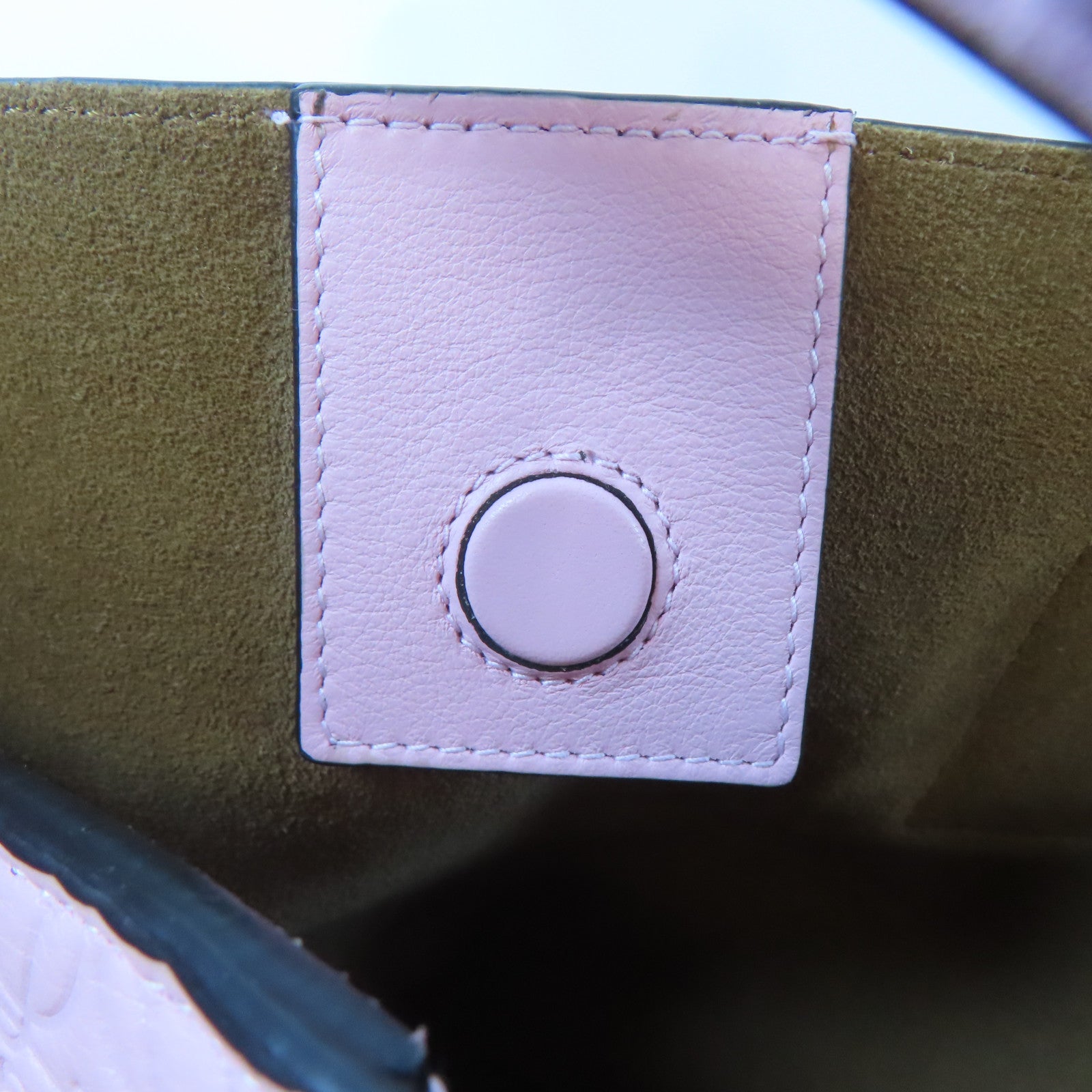 LOEWE 【激減優惠】牛皮皮革Shoulder Tote肩背袋/手挽袋粉紅色