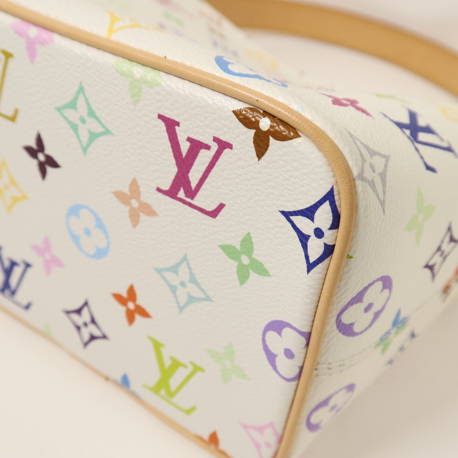 LOUIS VUITTON Monogram Multicolore LV x TM All In BB金扣手挽肩背兩用袋