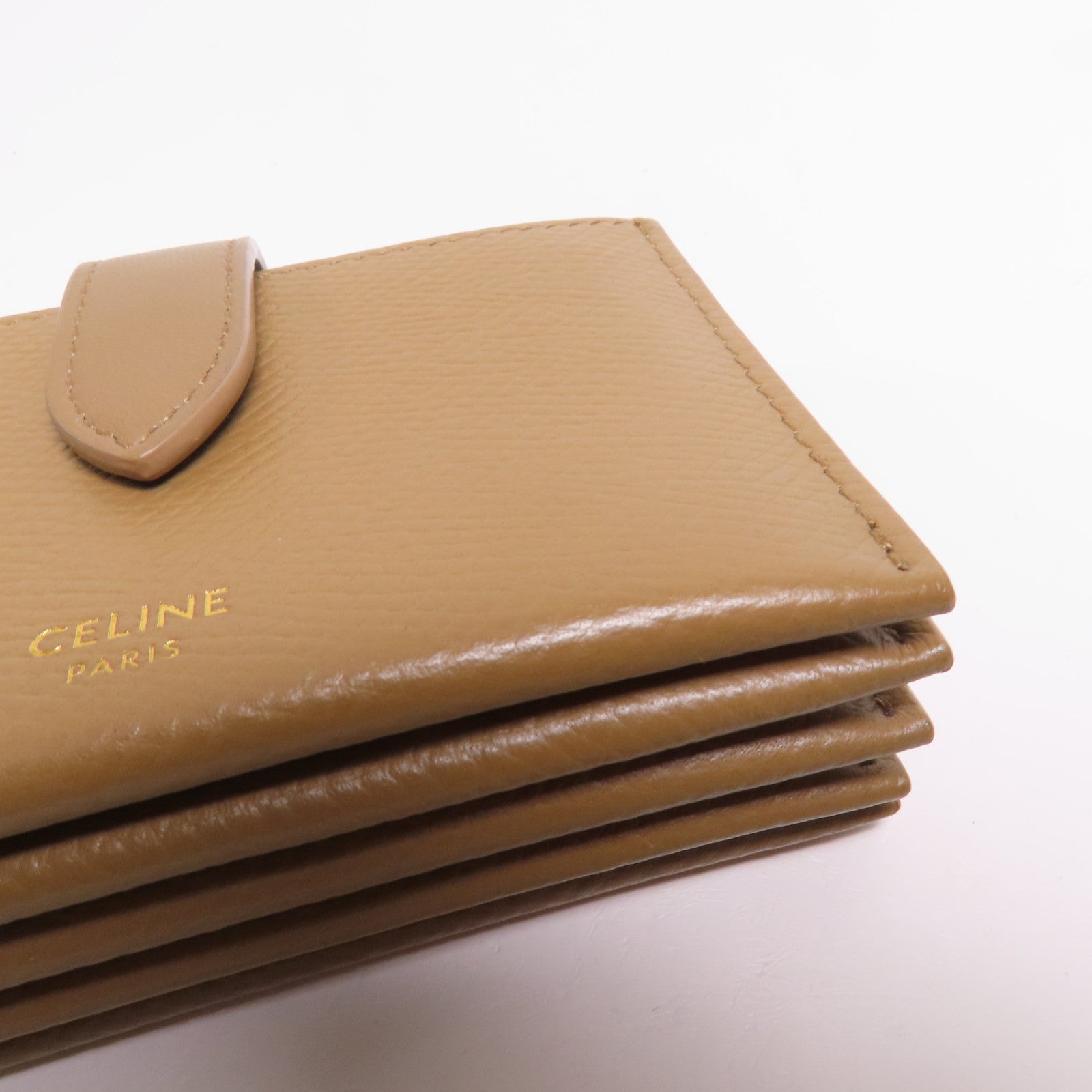 CELINE 牛皮皮革Card Case金扣卡片套