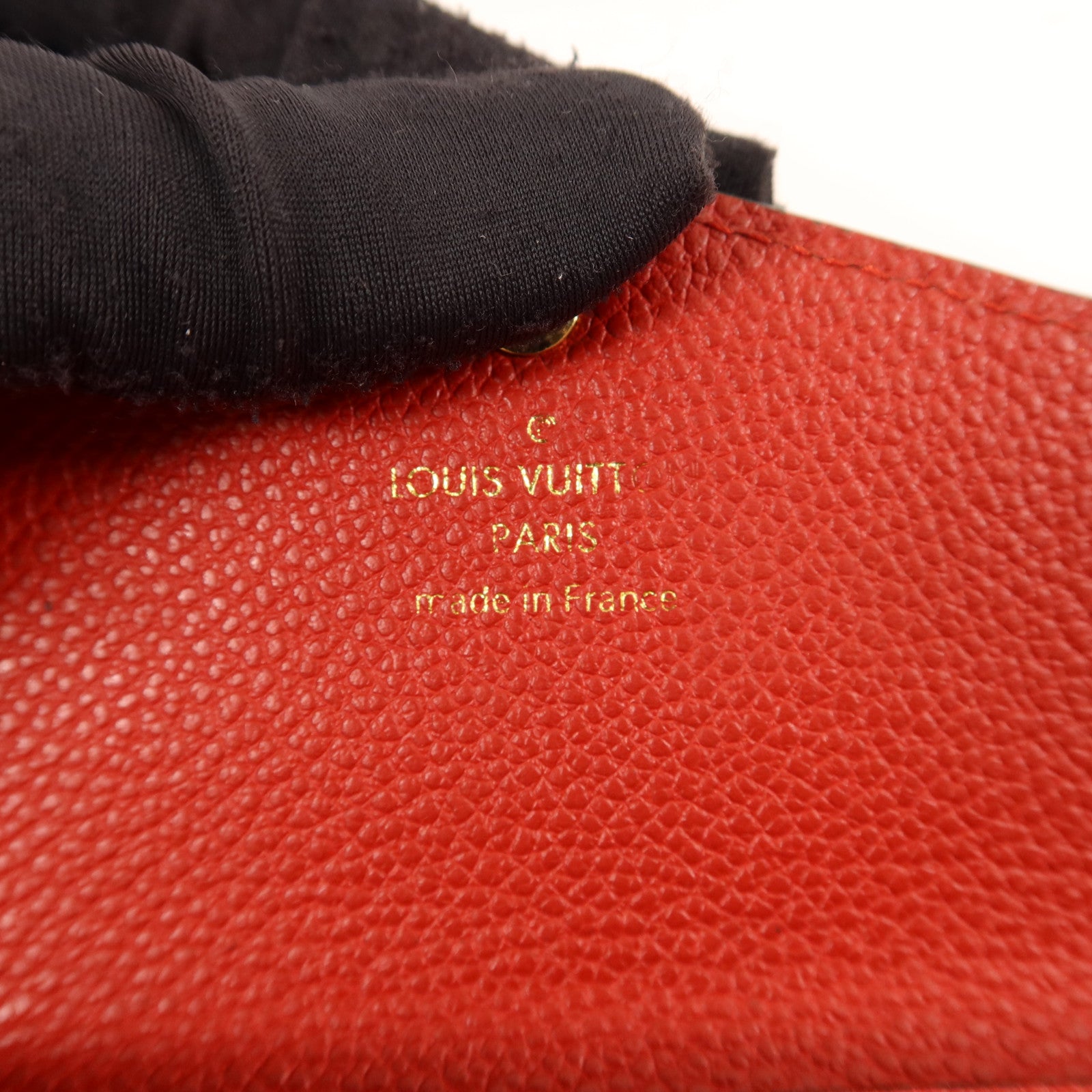 LOUIS VUITTON Monogram Empreinte Pochette Cure金扣零錢包