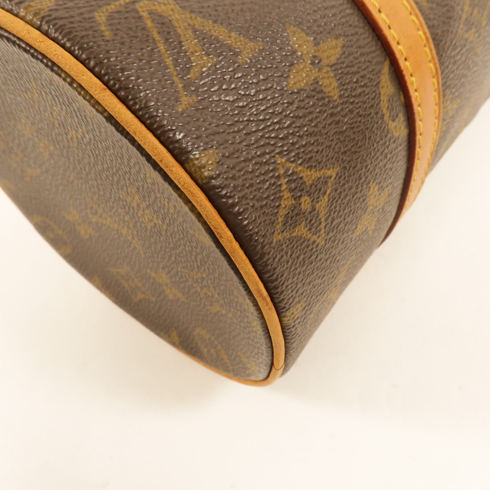 LOUIS VUITTON Monogram Papillon PM金扣手挽袋