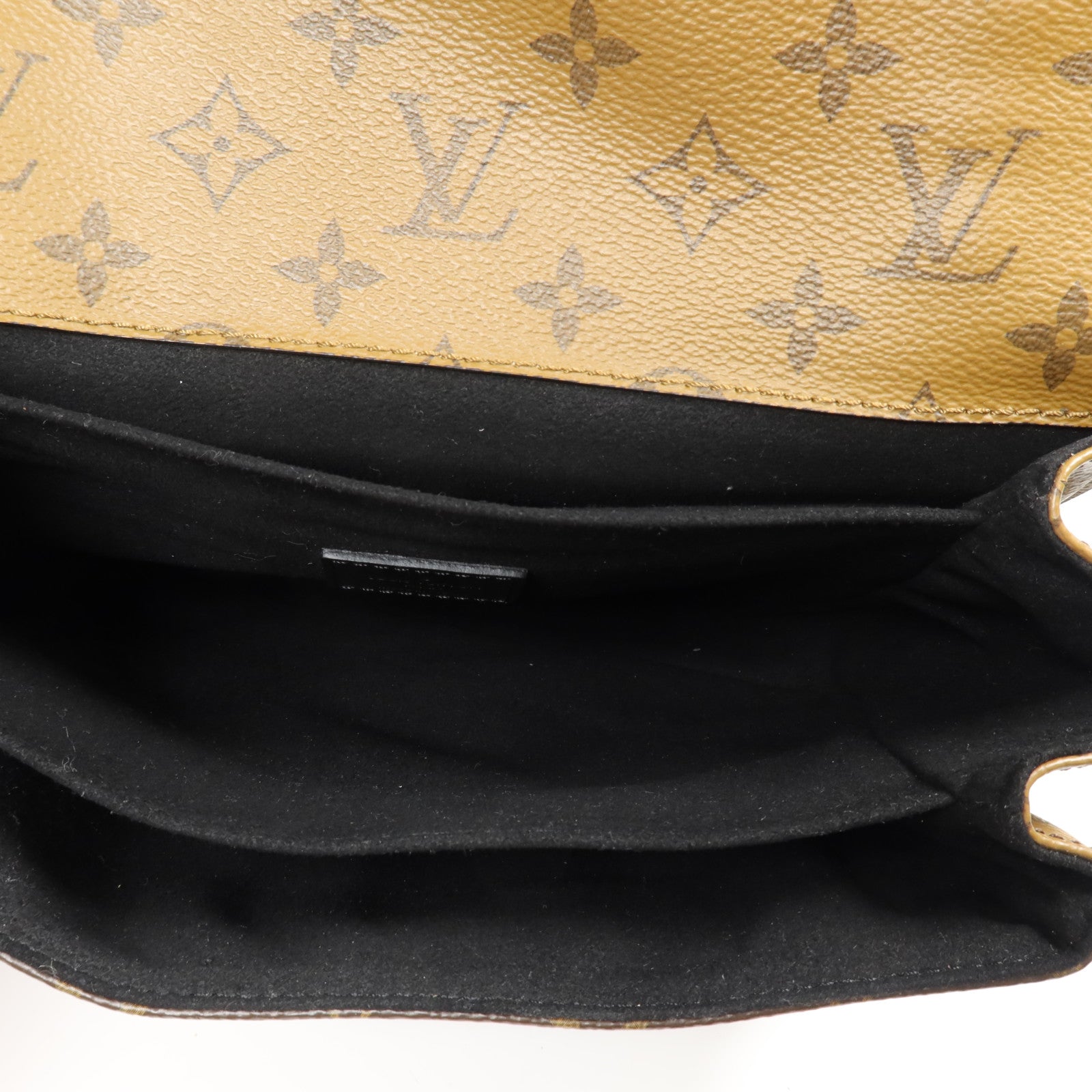 LOUIS VUITTON Monogram Reverse Pochette Metis金扣手挽肩背兩用袋