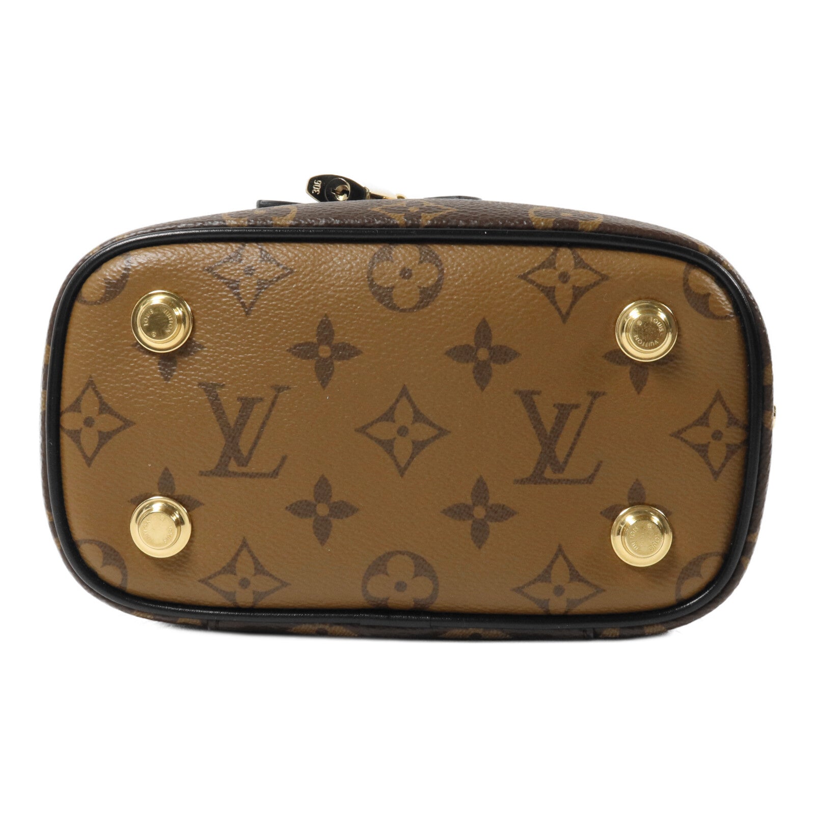 LOUIS VUITTON Monogram Reverse Vanity PM鏈帶手挽肩背兩用袋
