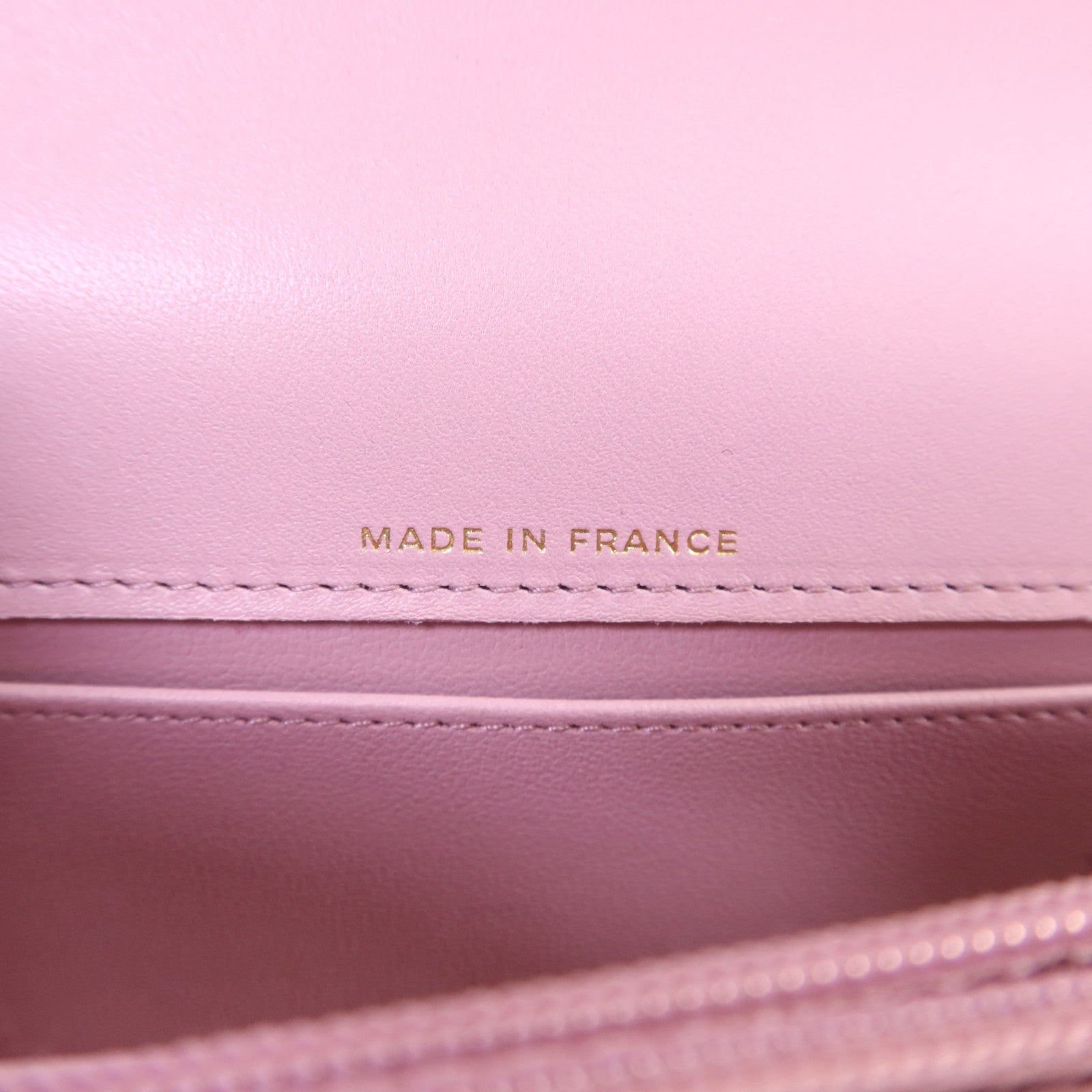 CHANEL 羊皮皮革Chain Shoulder Bag金扣手挽肩背兩用袋