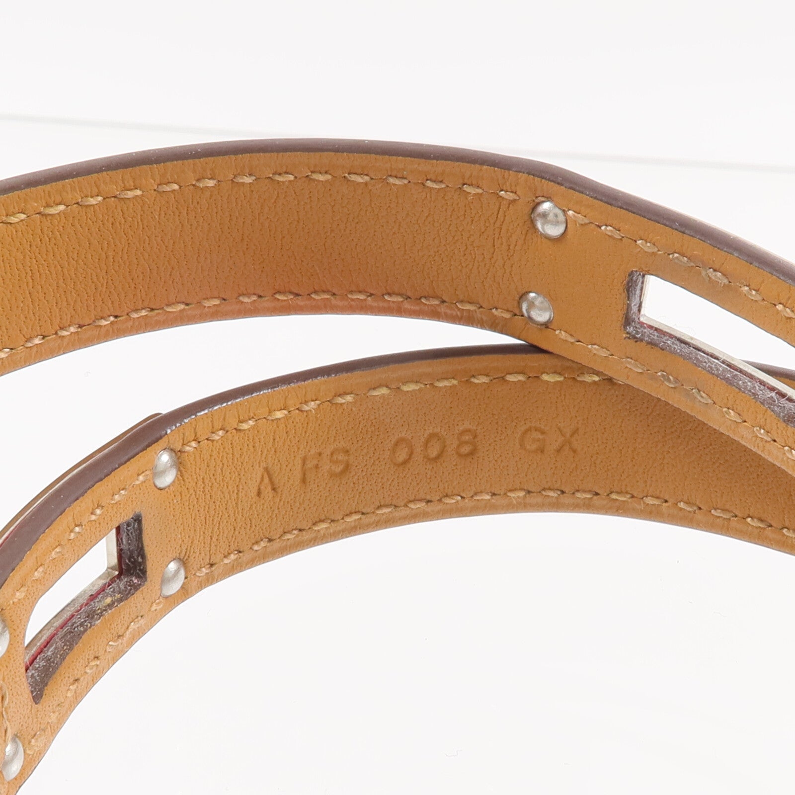 HERMES 【激減優惠】Swift皮革Mini Kelly Double Tour Bracelet手帶Rose Azalee