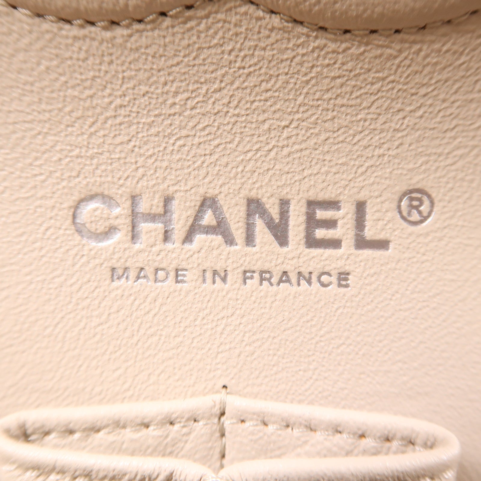 CHANEL 牛皮皮革Classic 25銀扣鏈帶肩背袋