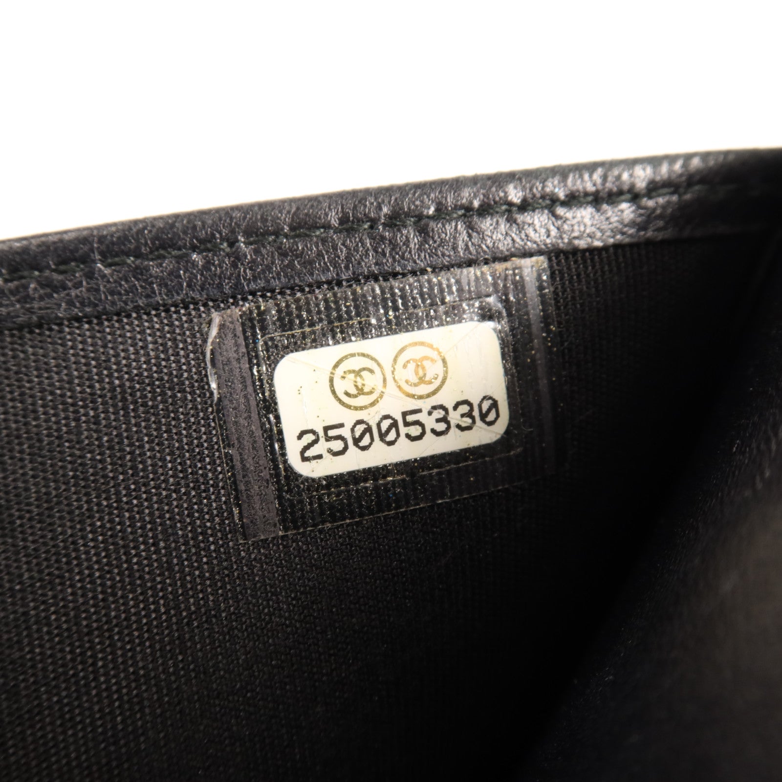 CHANEL 羊皮皮革Boy Wallet錢包