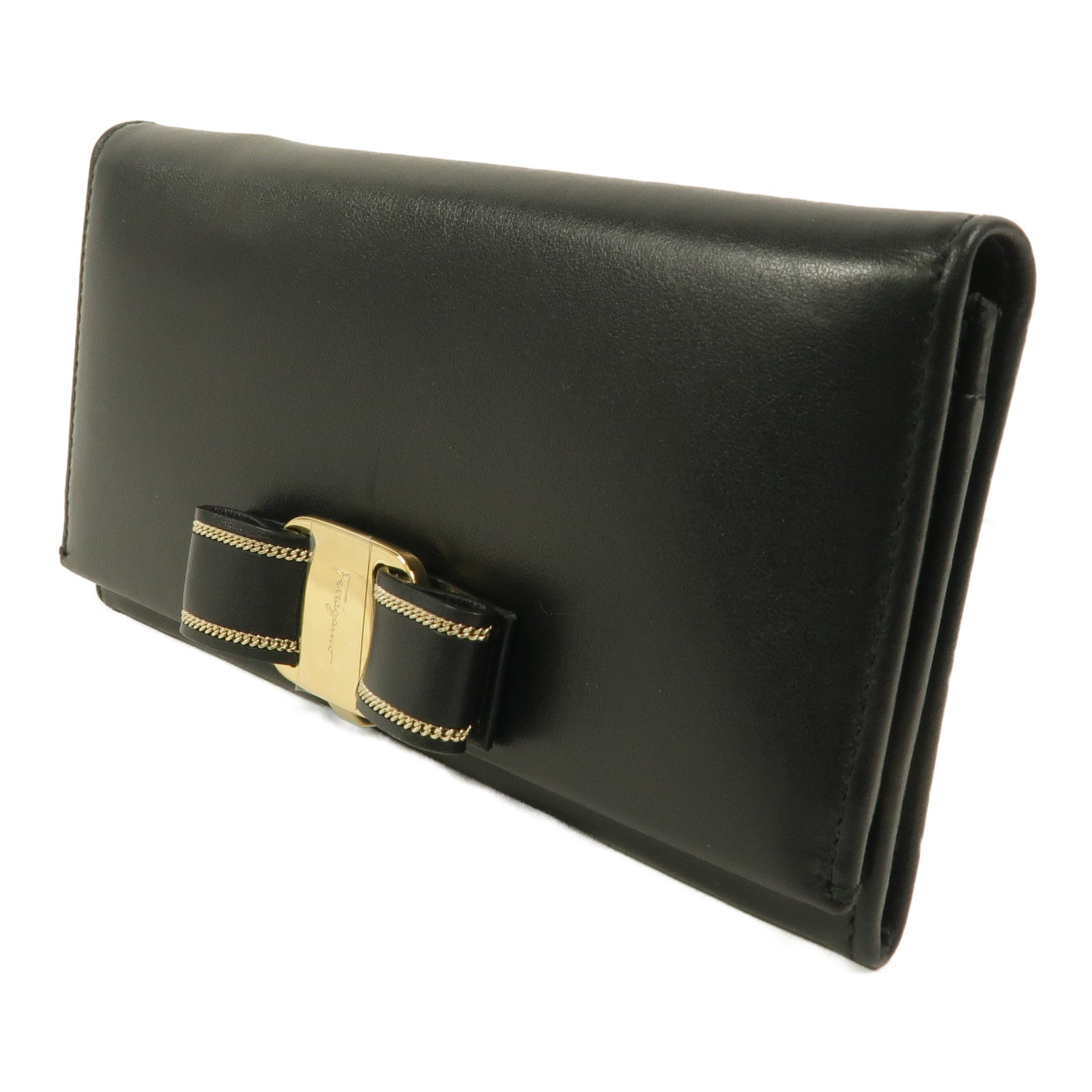 Salvatore Ferragamo 牛皮皮革Vara Bow Wallet長錢包
