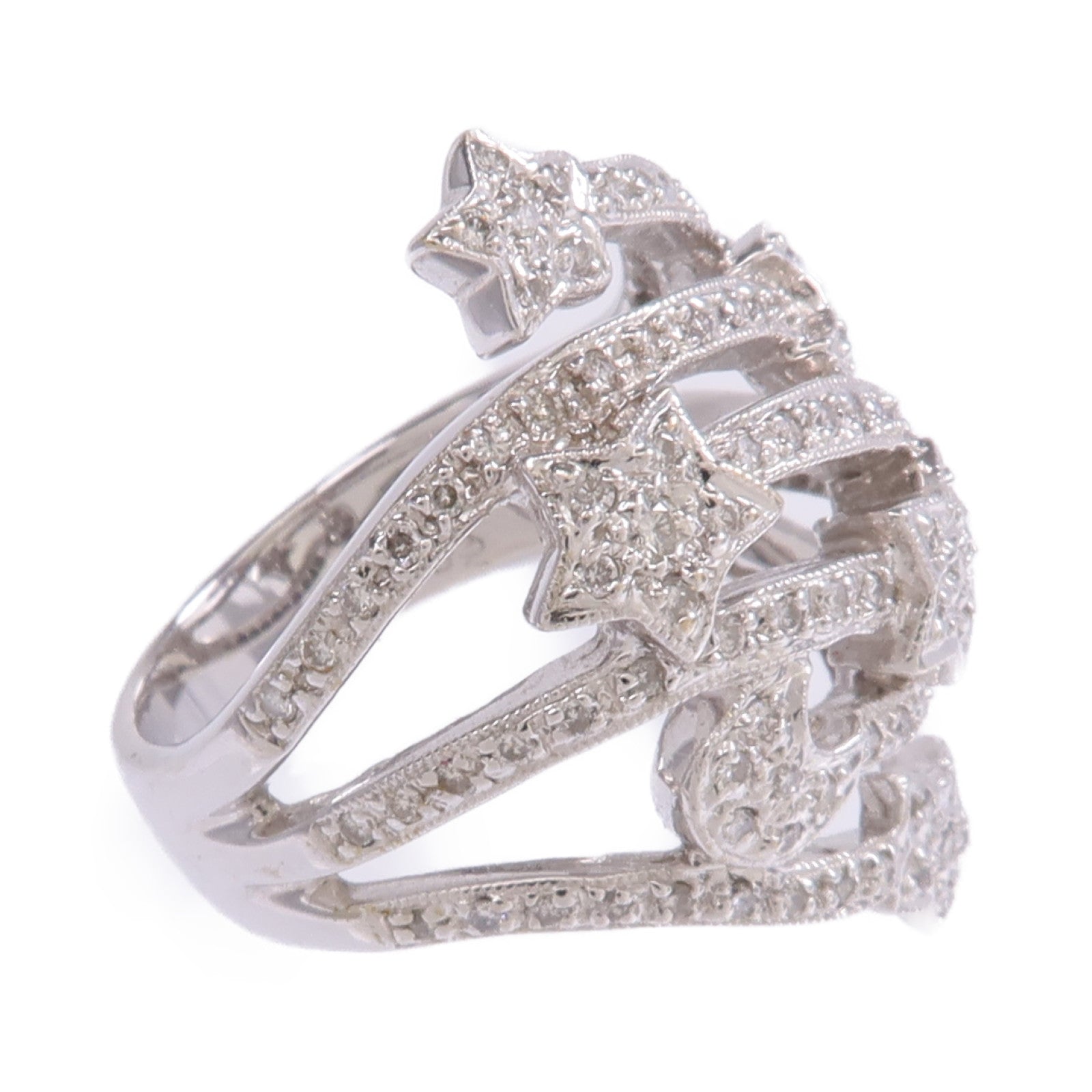 JEWELRY 【激減優惠】18K白金Diamond Ring鑽石戒指US#6.25