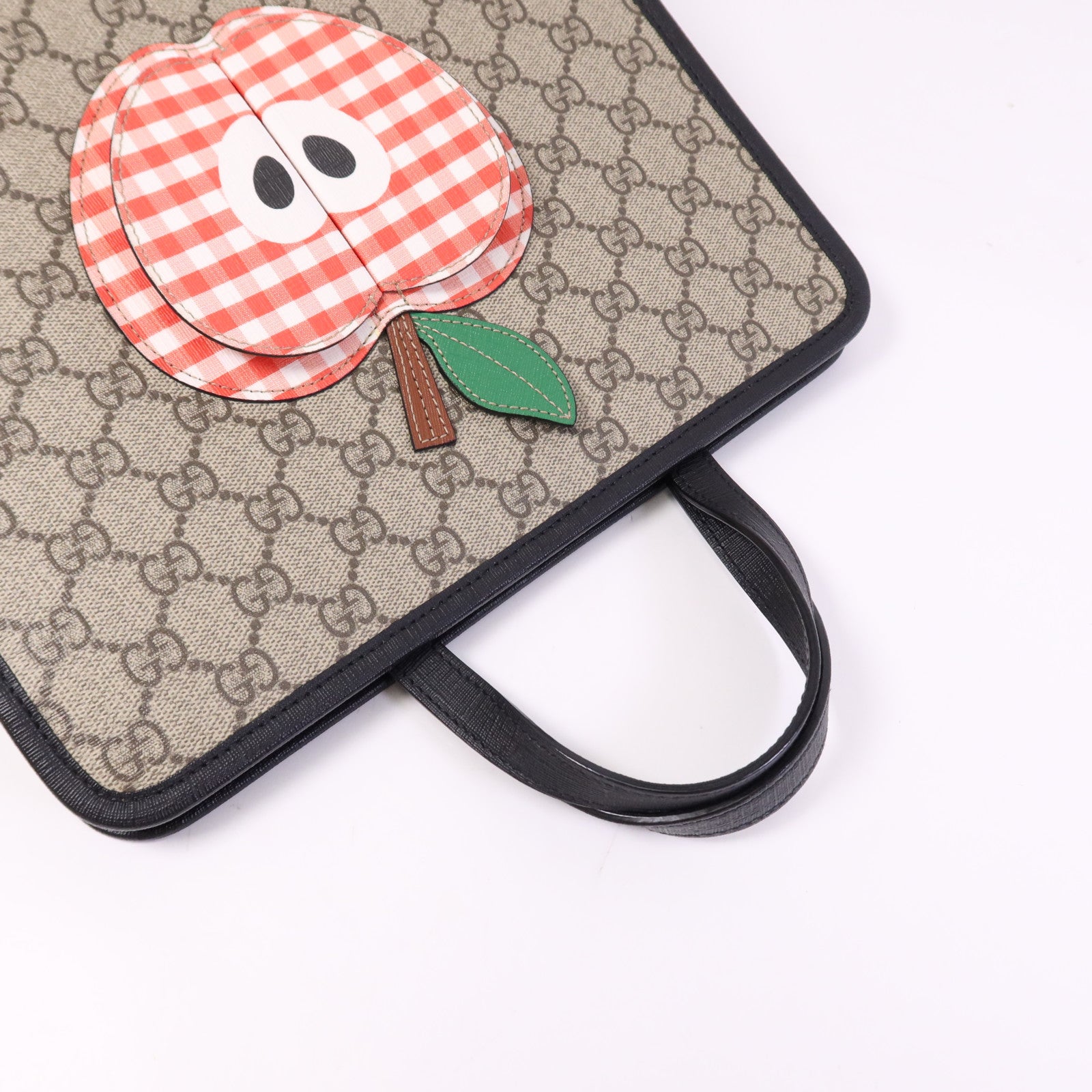 GUCCI 【激減優惠】塗層帆布Tote Bag銀扣手挽袋