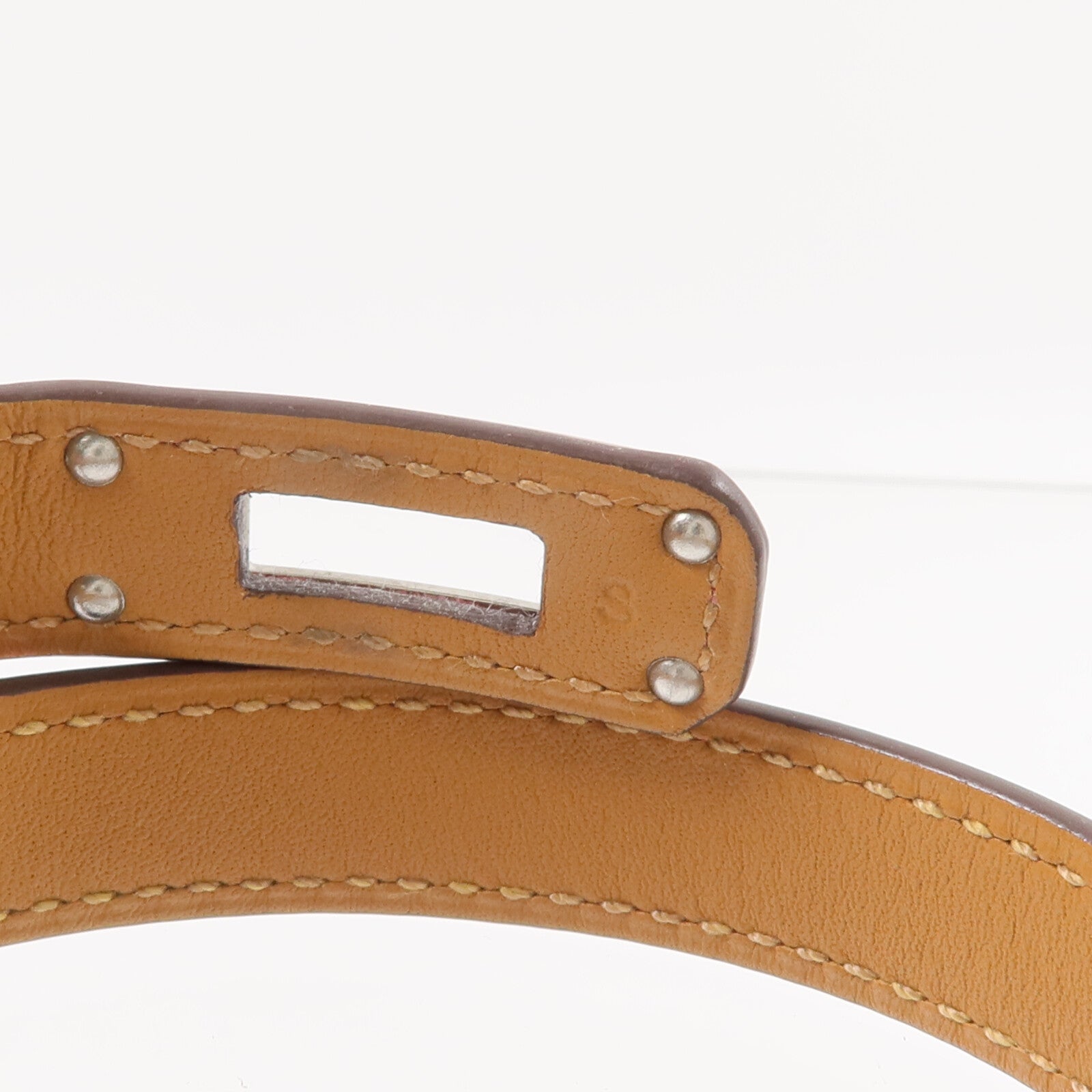 HERMES 【激減優惠】Swift皮革Mini Kelly Double Tour Bracelet手帶Rose Azalee