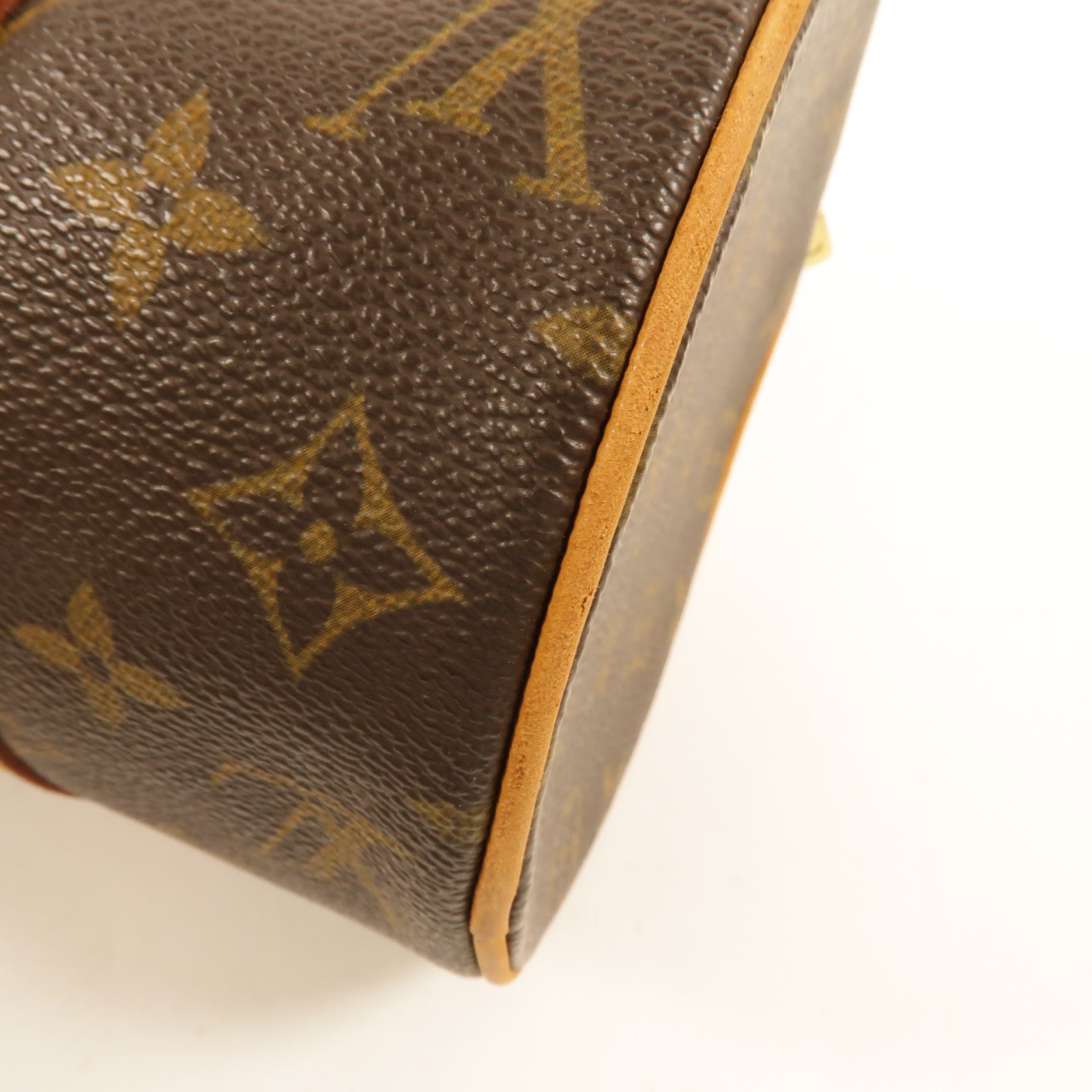 LOUIS VUITTON Monogram Papillon PM金扣手挽袋