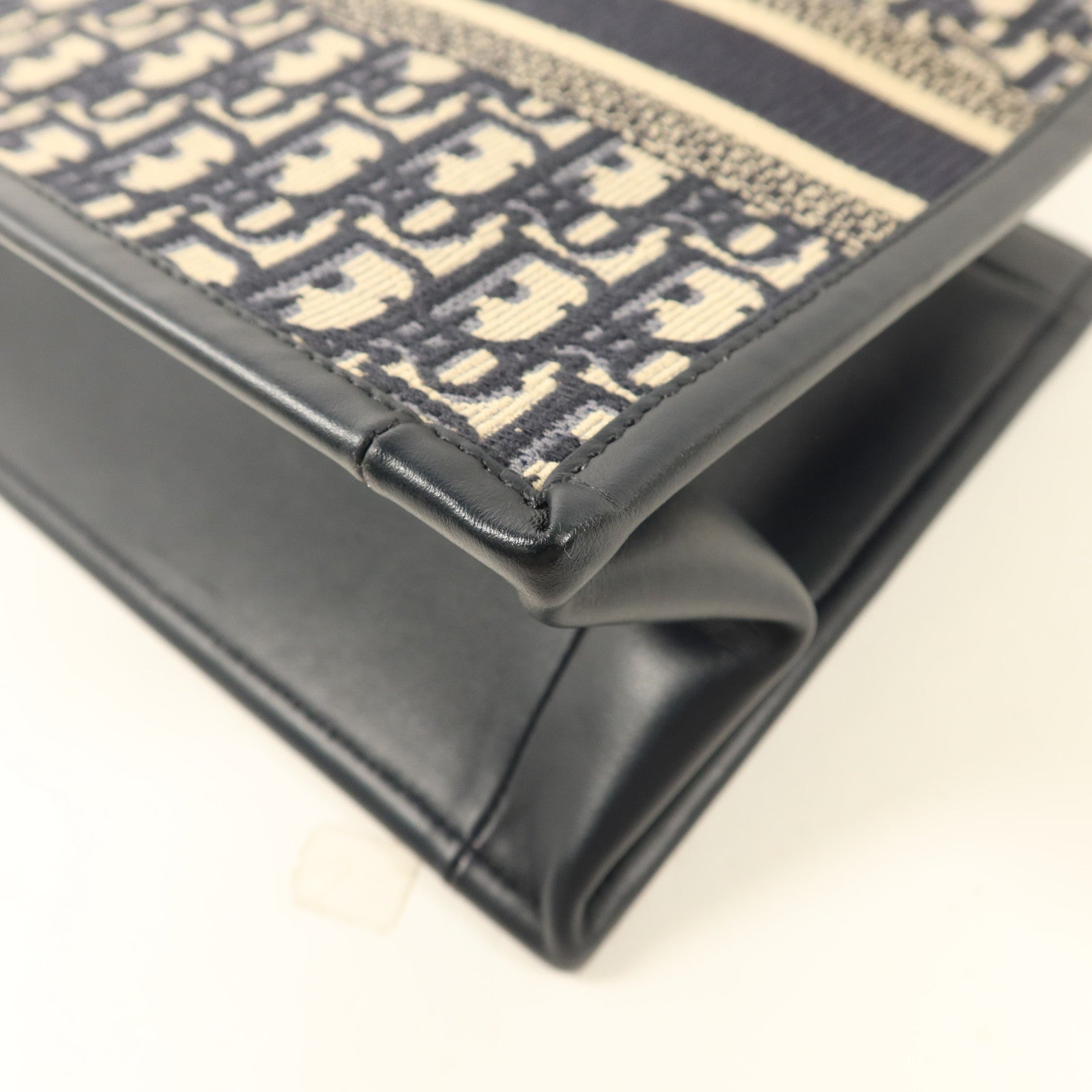 Dior 帆布/牛皮皮革Dior Book Tote Small金扣手挽肩背兩用袋