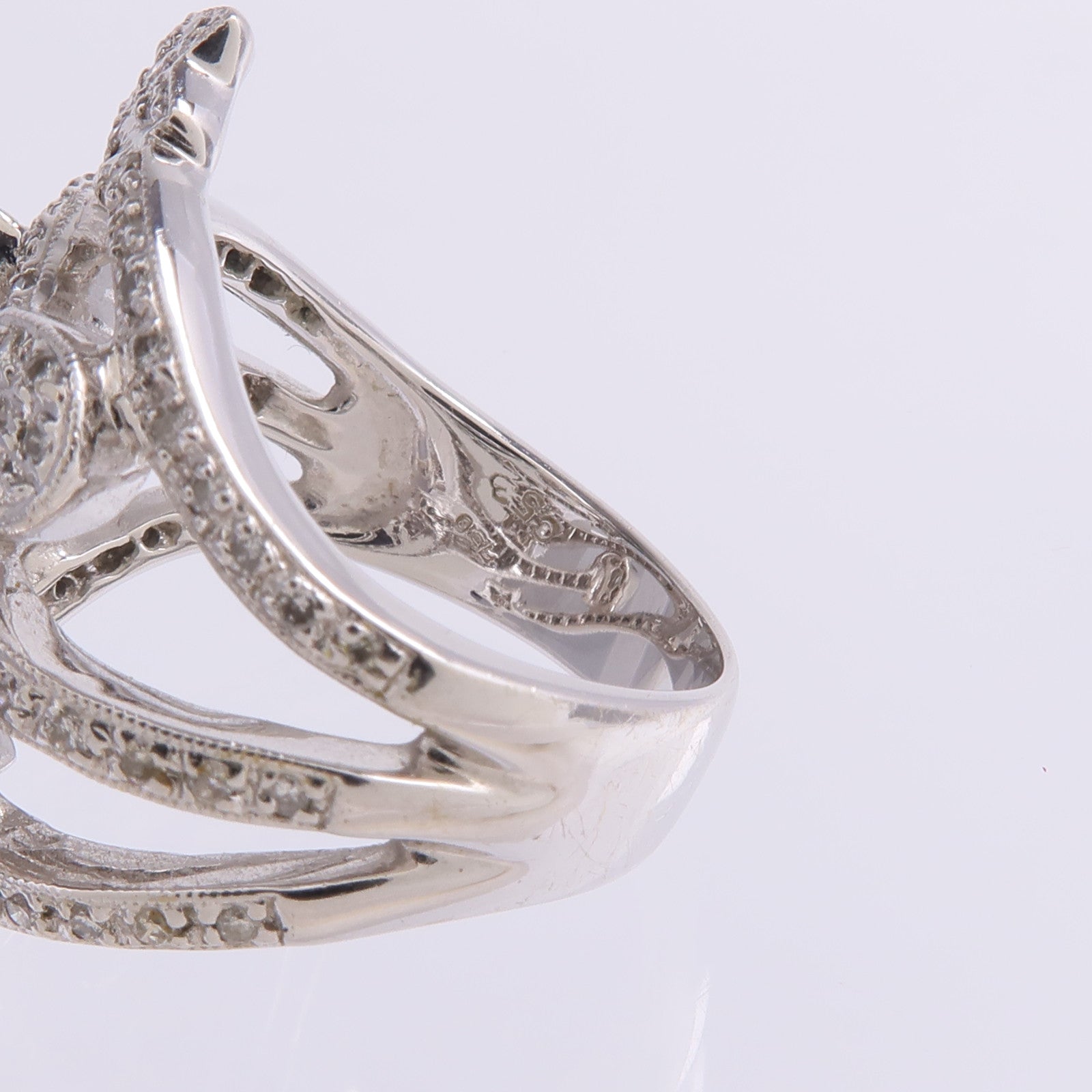 JEWELRY 【激減優惠】18K白金Diamond Ring鑽石戒指US#6.25