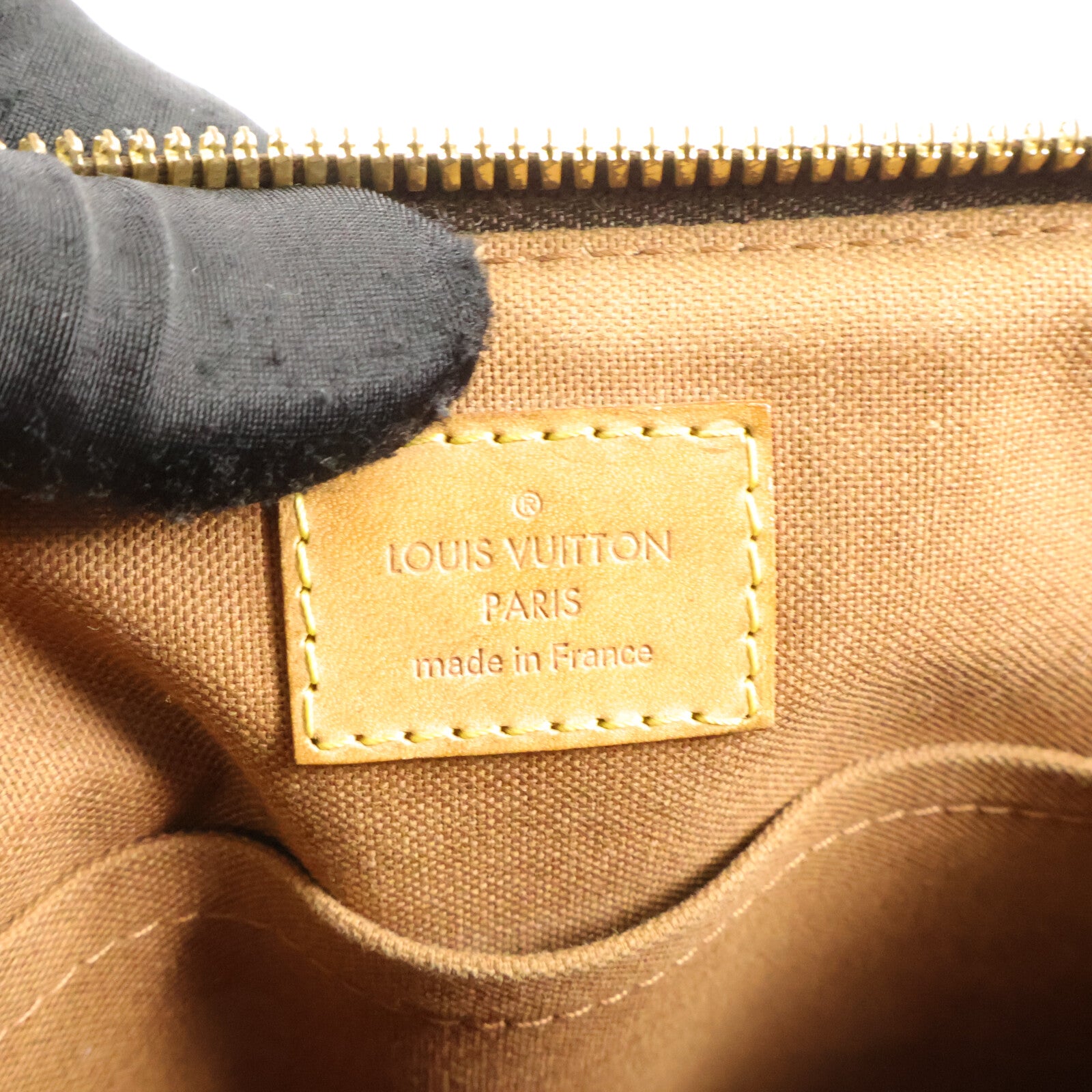 LOUIS VUITTON Monogram Palermo PM金扣手挽肩背兩用袋棕色