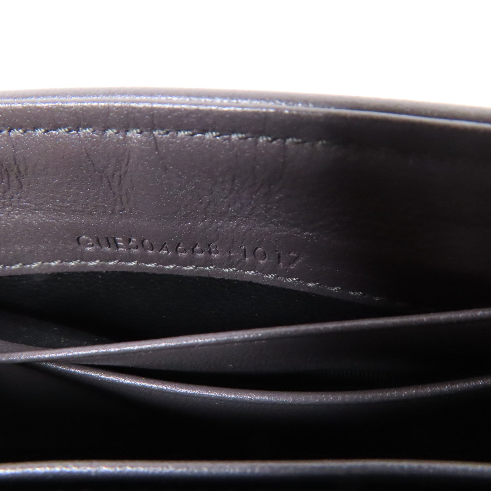 SAINT LAURENT 羊皮皮革Wallet銀扣錢包