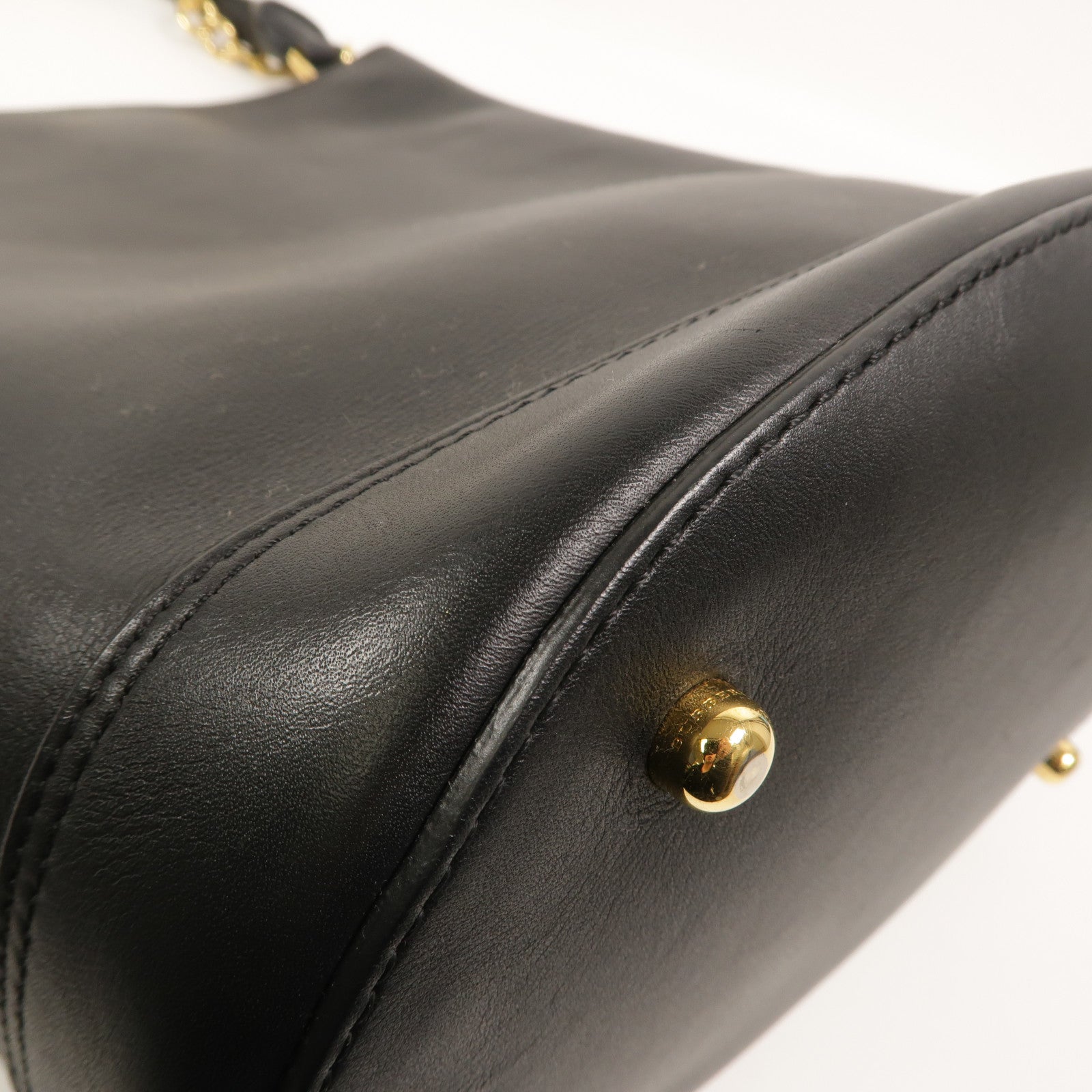 BURBERRY 牛皮皮革Prorsum Bucket Bag鏈帶手挽肩背兩用袋