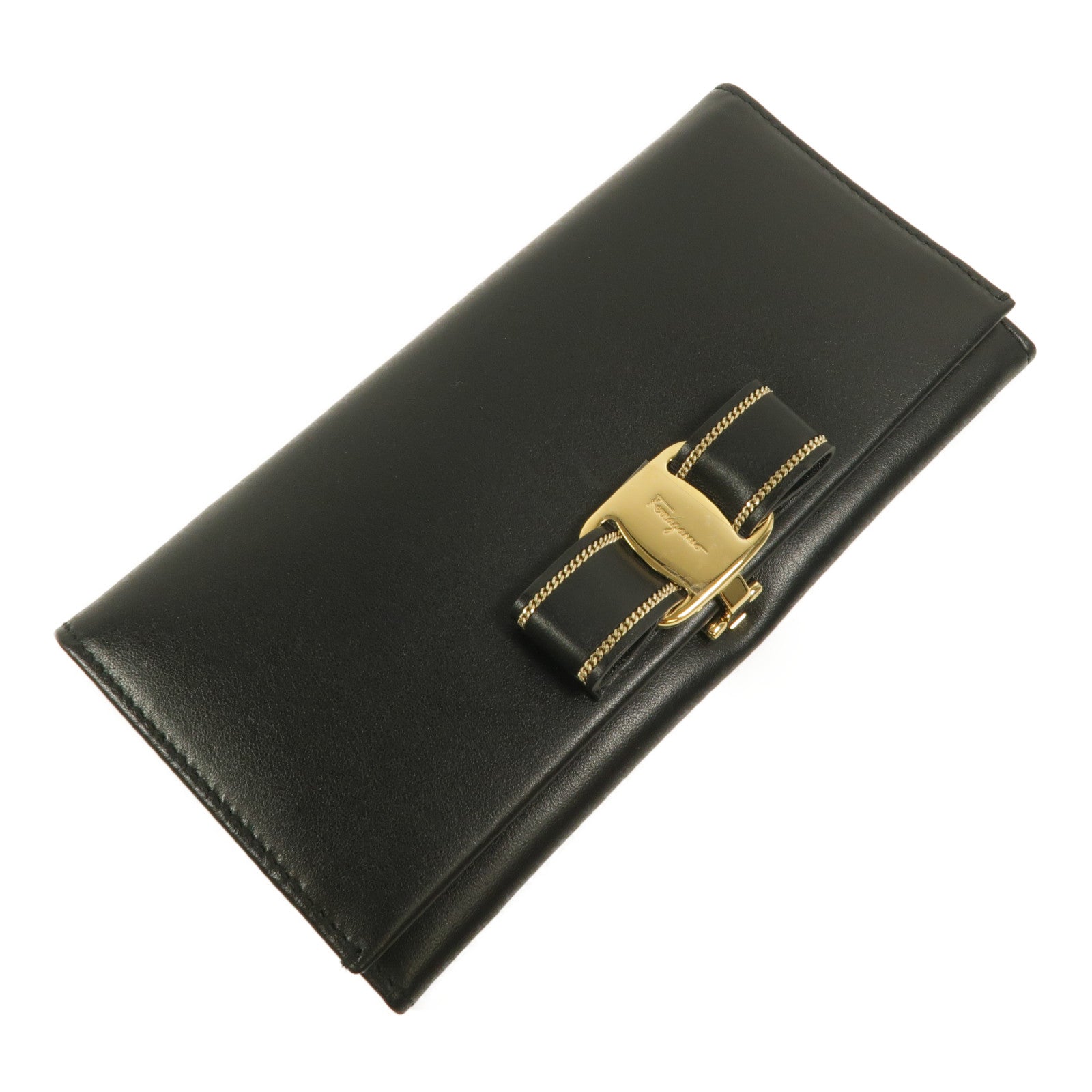 Salvatore Ferragamo 牛皮皮革Vara Bow Wallet長錢包