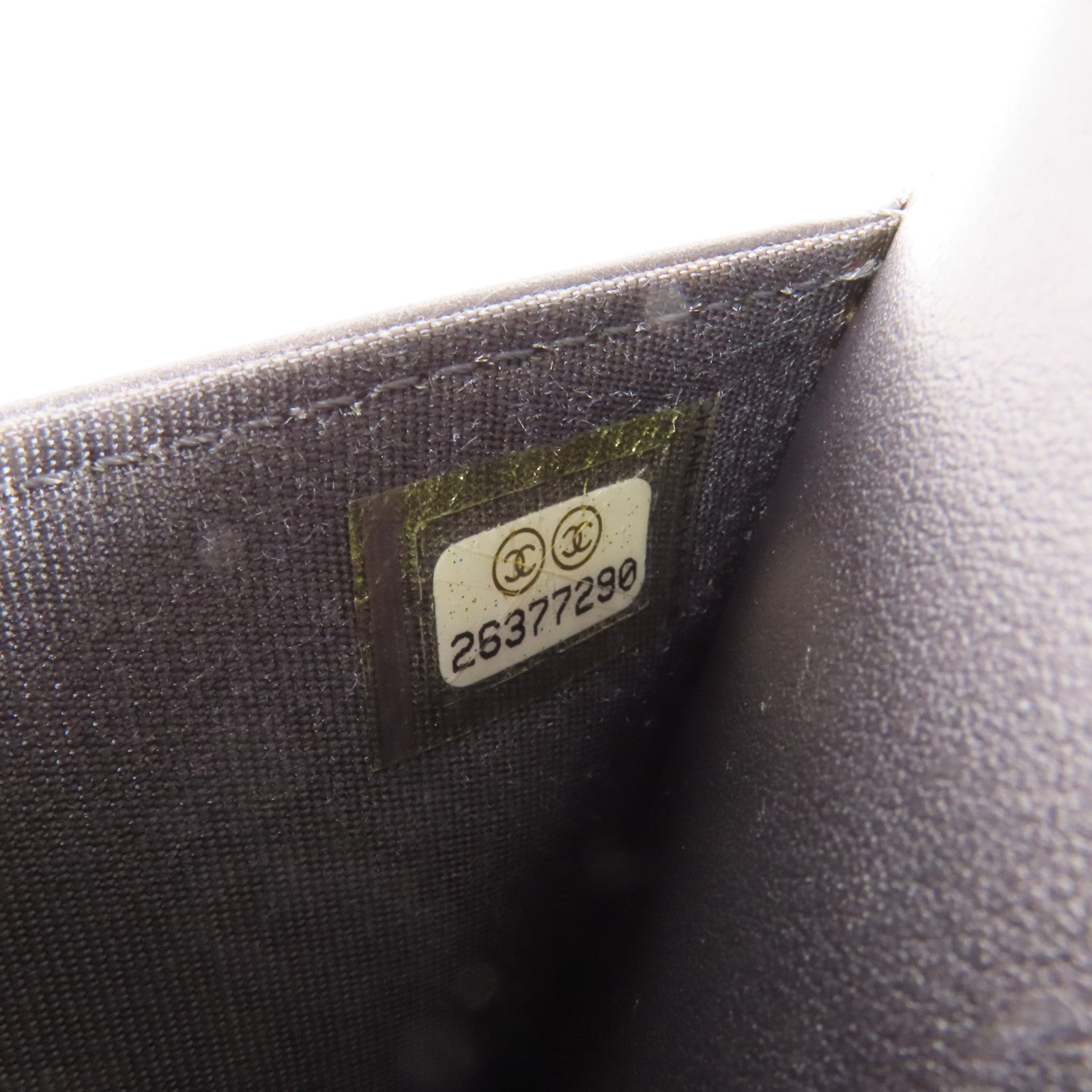 CHANEL 牛皮皮革/天鵝絨WOC Wallet On Chain金扣鏈帶肩背袋