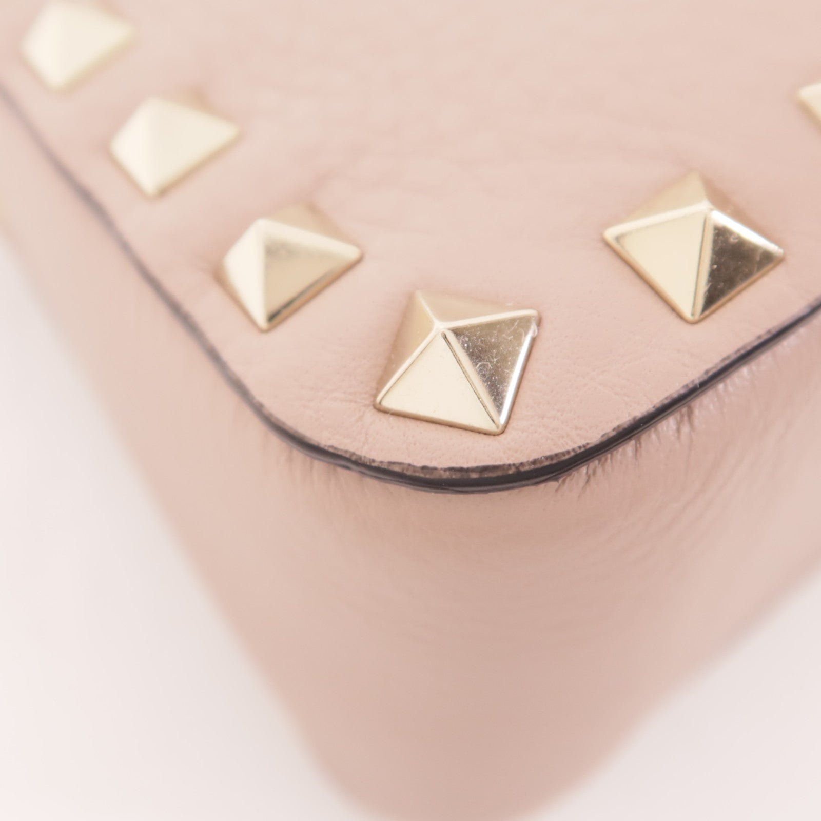 Valentino 【激減優惠】牛皮皮革Rockstud Shoulder Bag金扣手挽肩背兩用袋