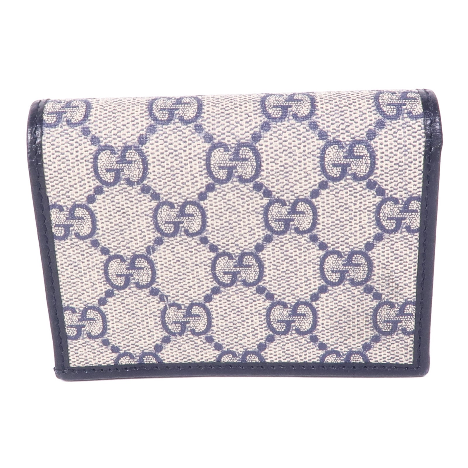 GUCCI 塗層帆布Wallet 1955銀扣錢包