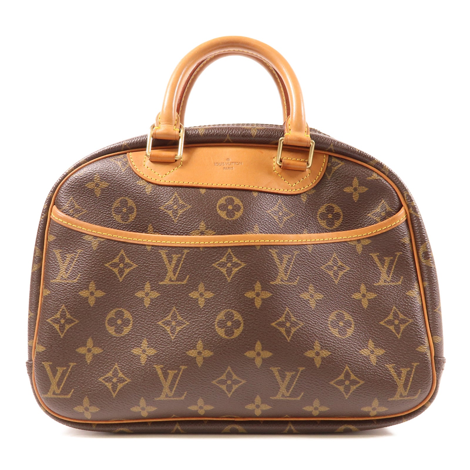LOUIS VUITTON 【激減優惠】Monogram Trouville PM金扣手挽袋