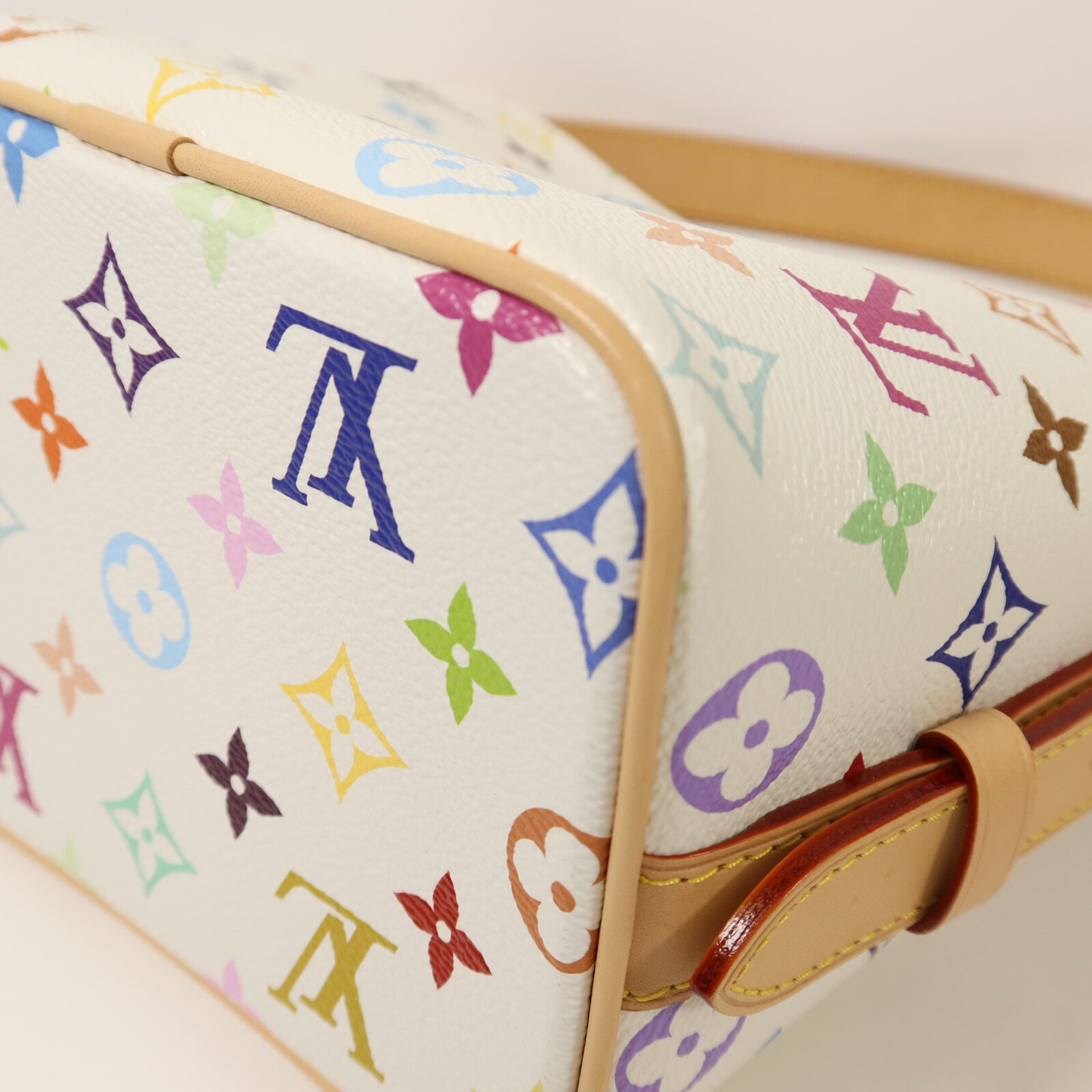 LOUIS VUITTON Monogram Multicolore LV x TM All In BB金扣手挽肩背兩用袋