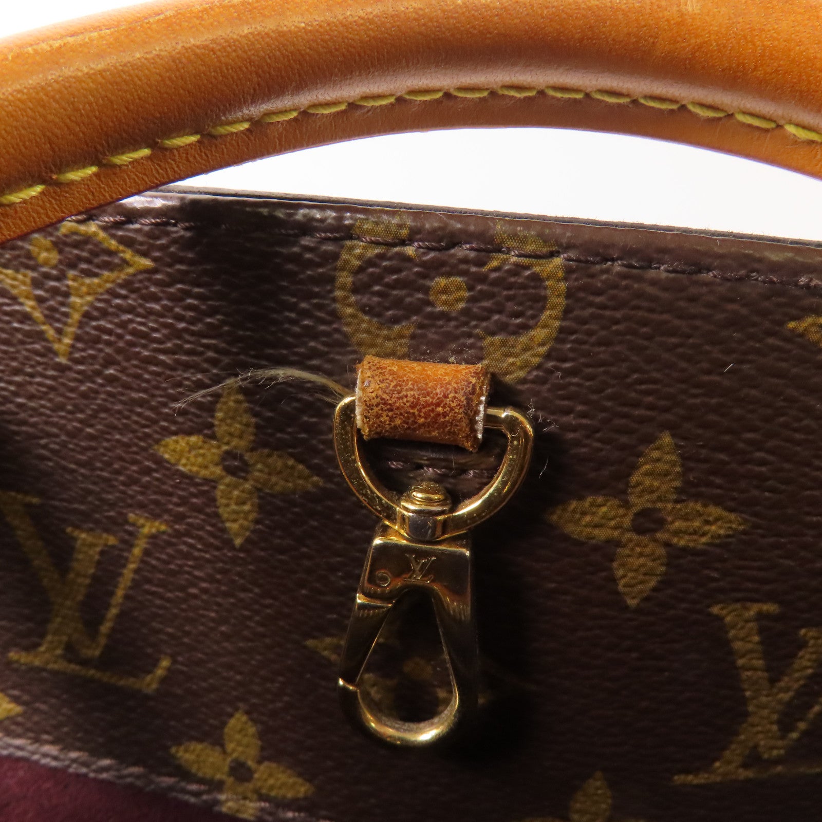 LOUIS VUITTON Monogram Montaigne GM金扣手挽肩背兩用袋