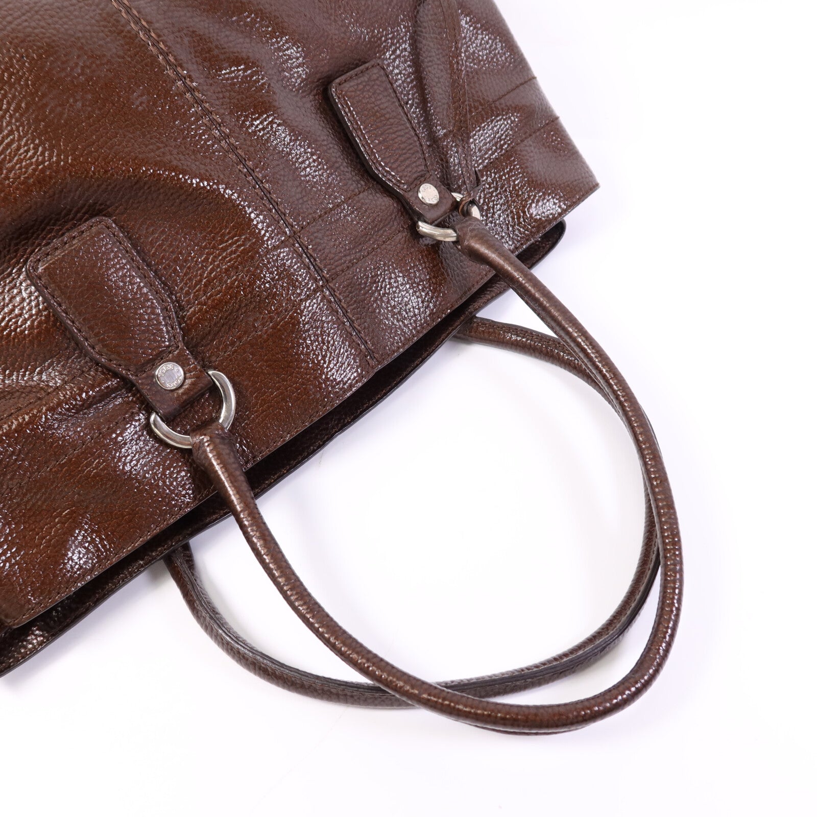 TOD'S 皮革Shoulder Bag銀扣肩背袋