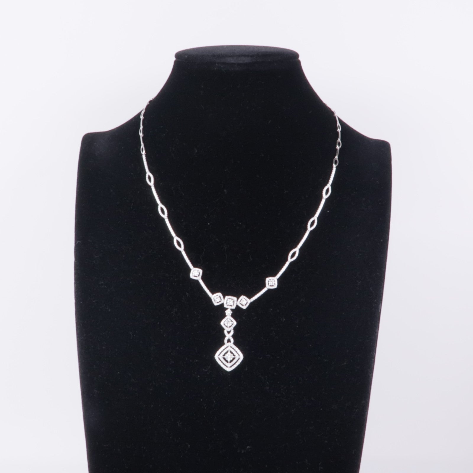 JEWELRY 18K白金Diamond Necklace鑽石項鍊